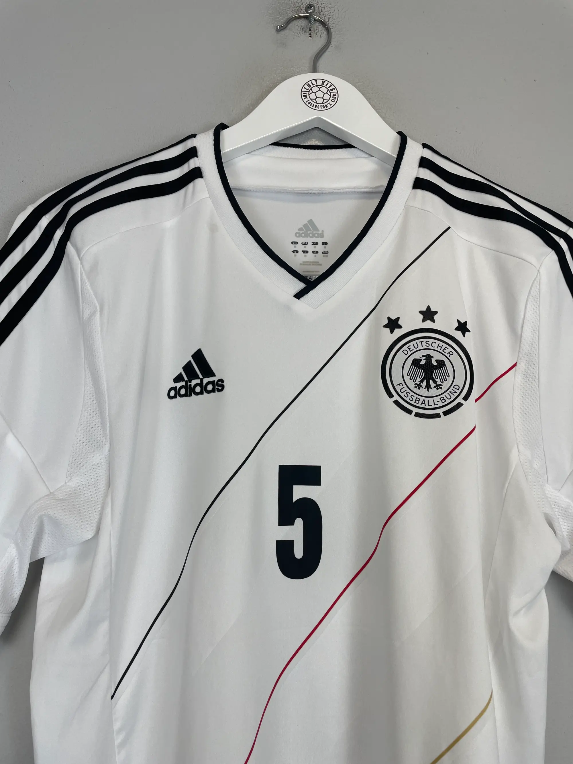 2012/14 GERMANY HUMMELS #5 HOME SHIRT (M) ADIDAS | Cult Kits