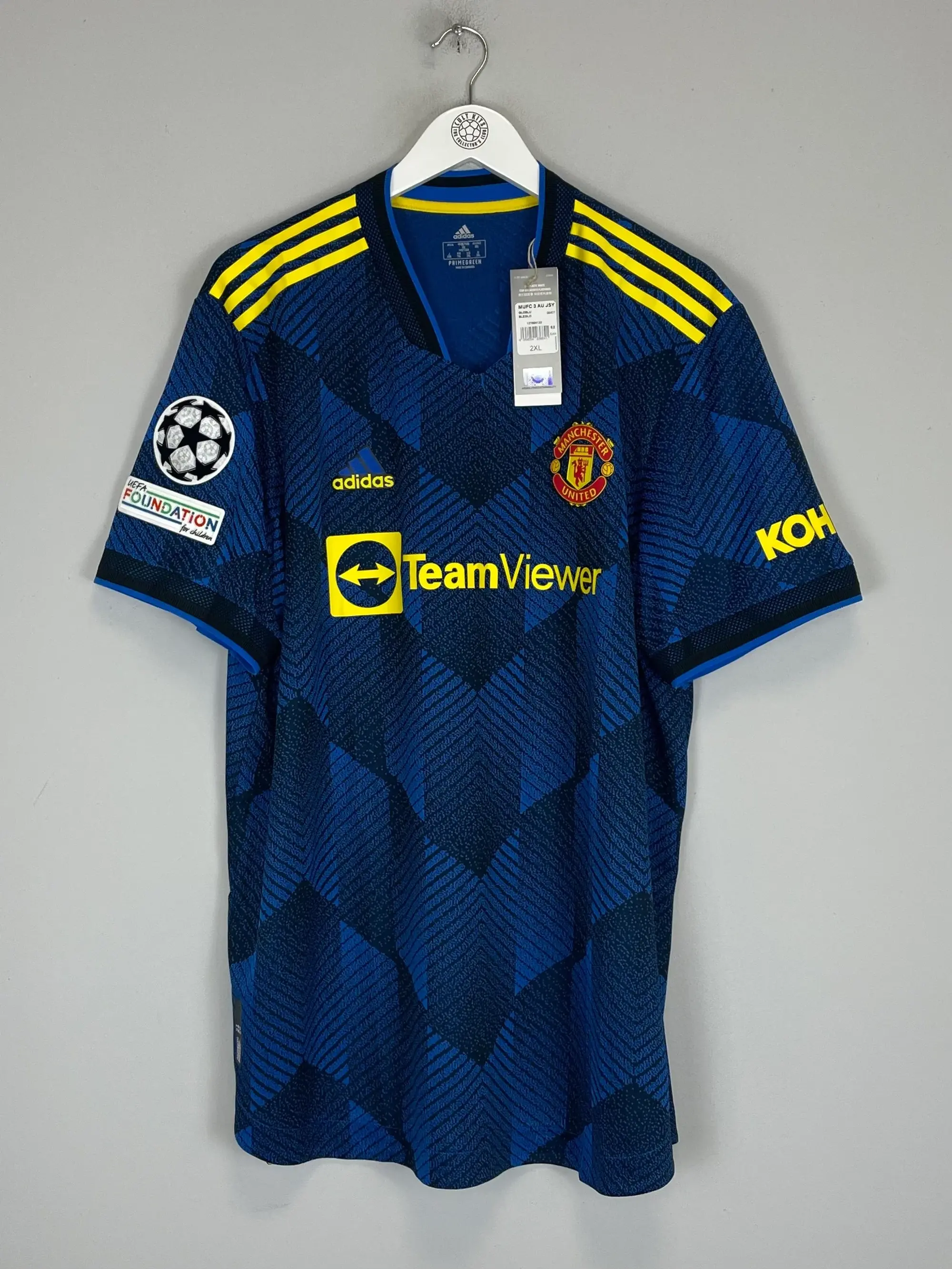 2021/22 MANCHESTER UNITED CAVANI #21 *BNWT* AUTHENTIC THIRD SHIRT (XXL) ADIDAS | Cult Kits