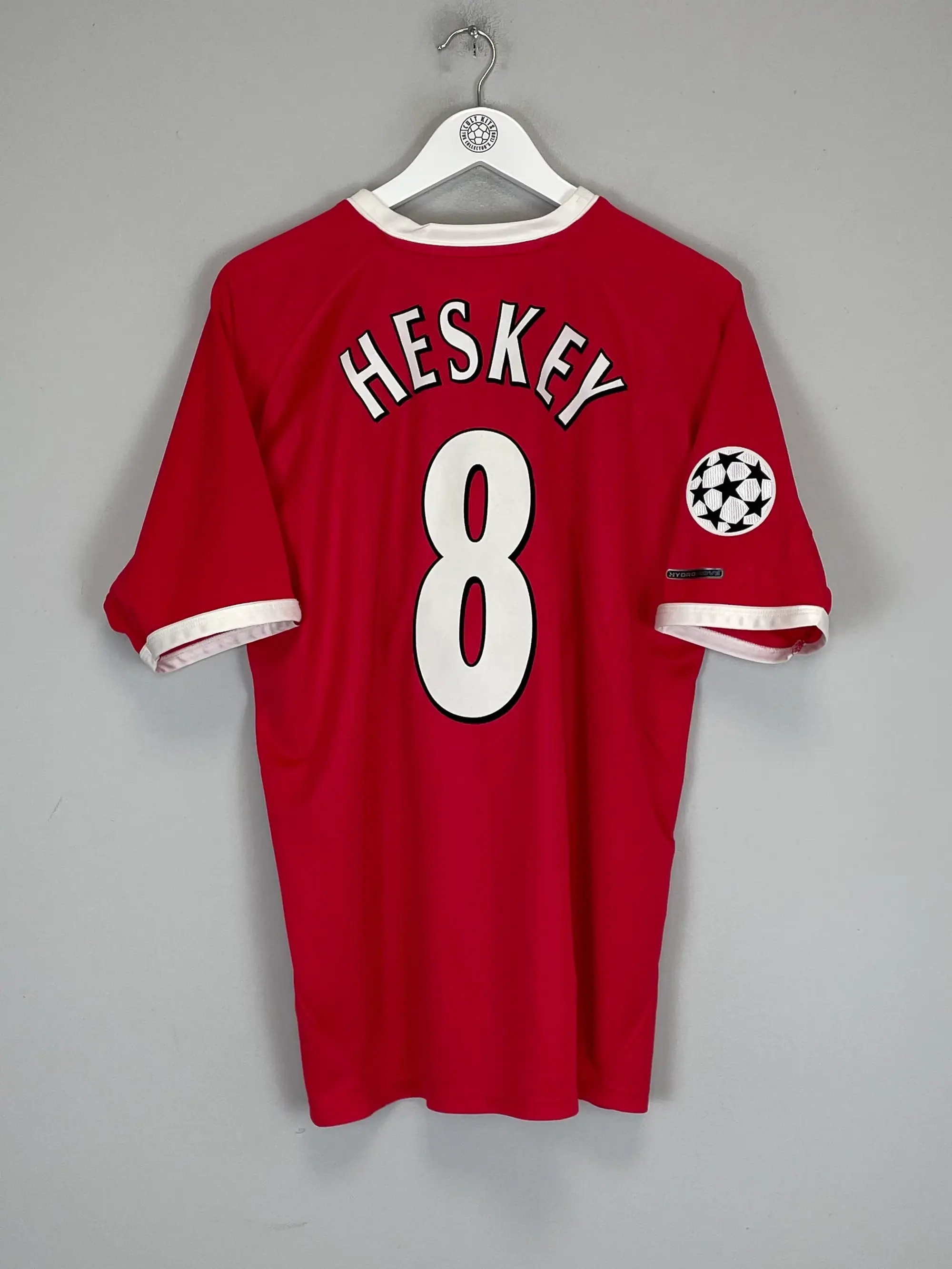 2001/03 LIVERPOOL HESKEY #8 C/L HOME SHIRT (L) REEBOK | Cult Kits