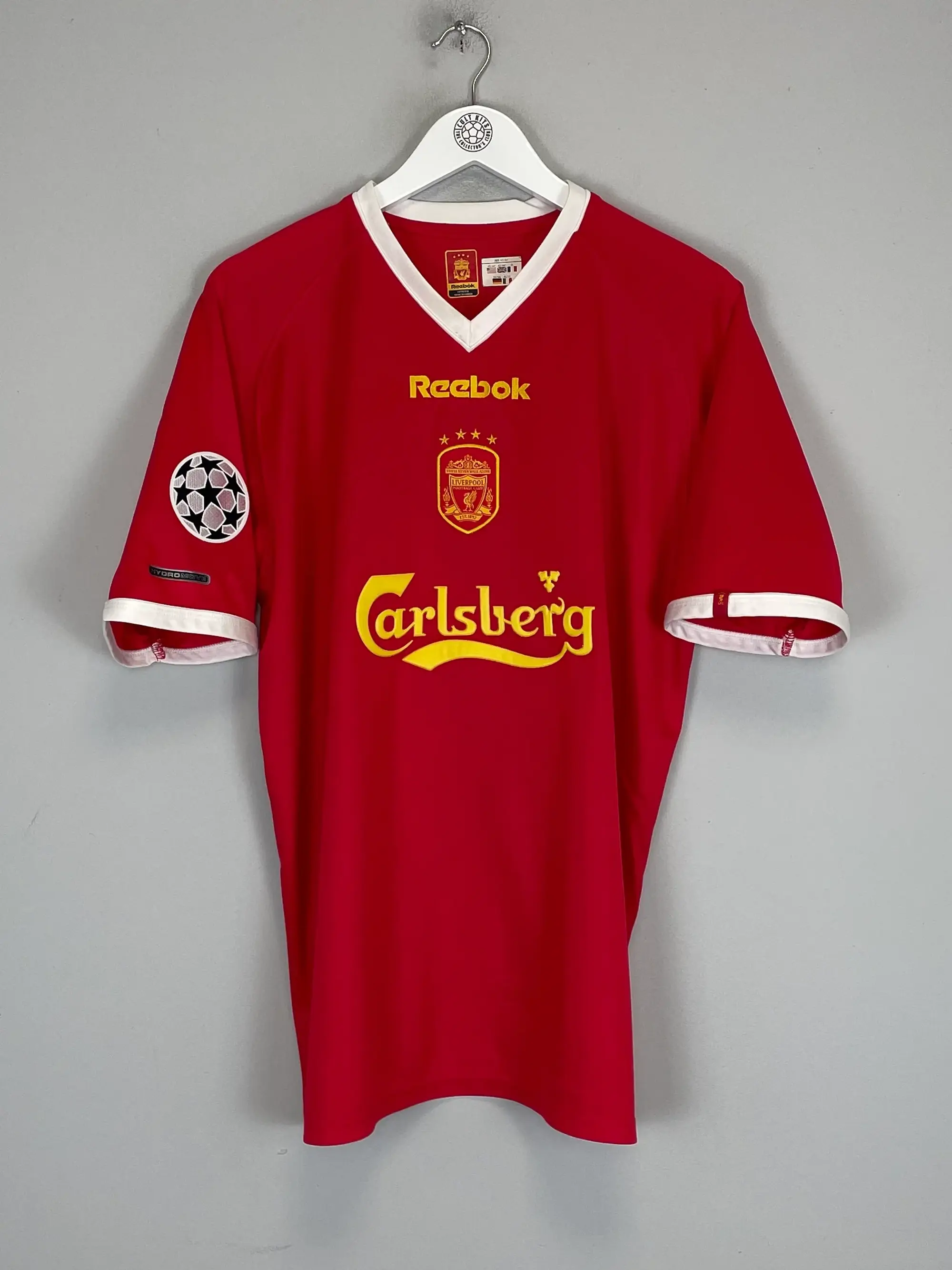 2001/03 LIVERPOOL HESKEY #8 C/L HOME SHIRT (L) REEBOK | Cult Kits