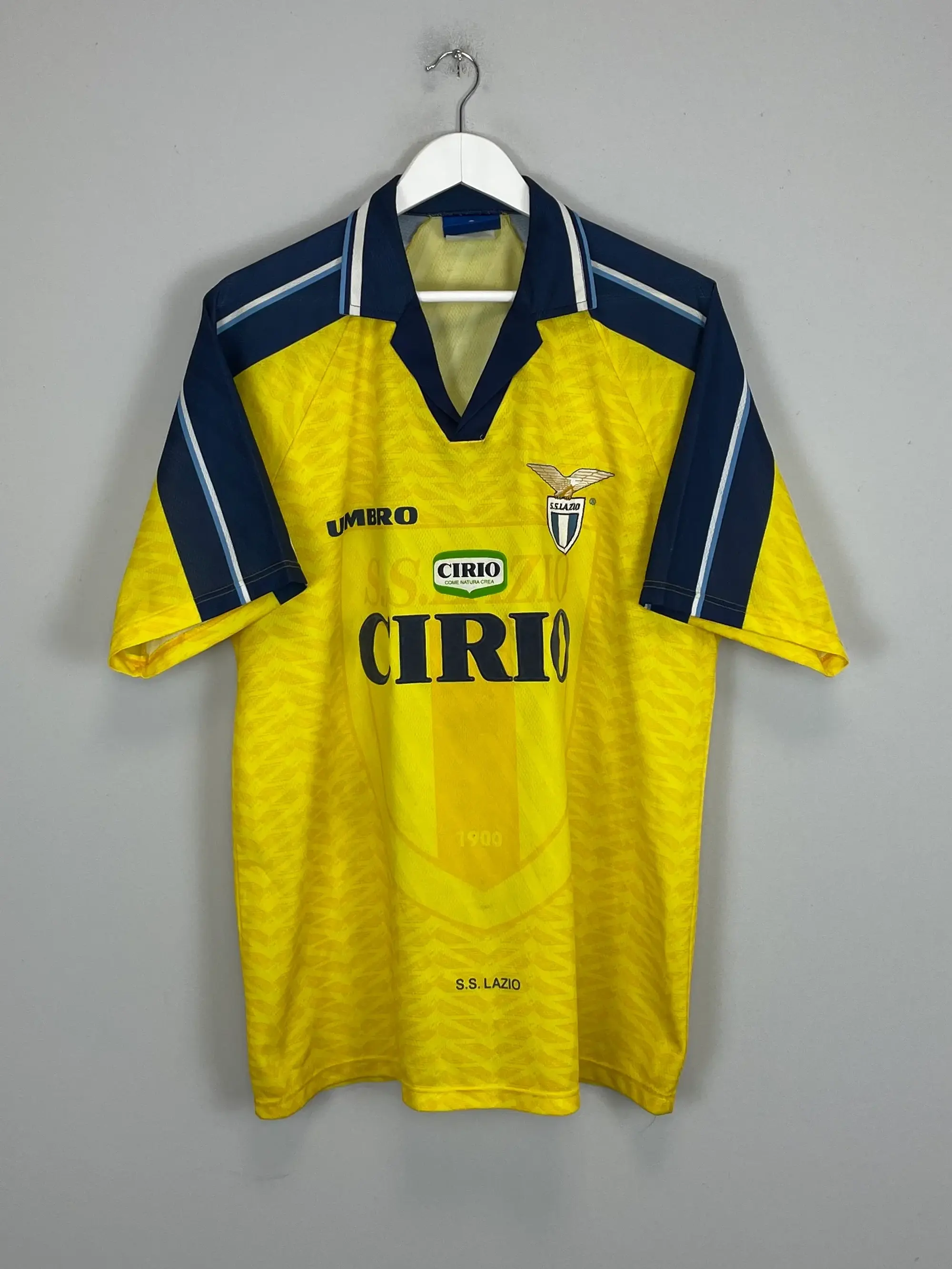 1996/98 LAZIO NEDVED #18 AWAY SHIRT (XL) UMBRO | Cult Kits