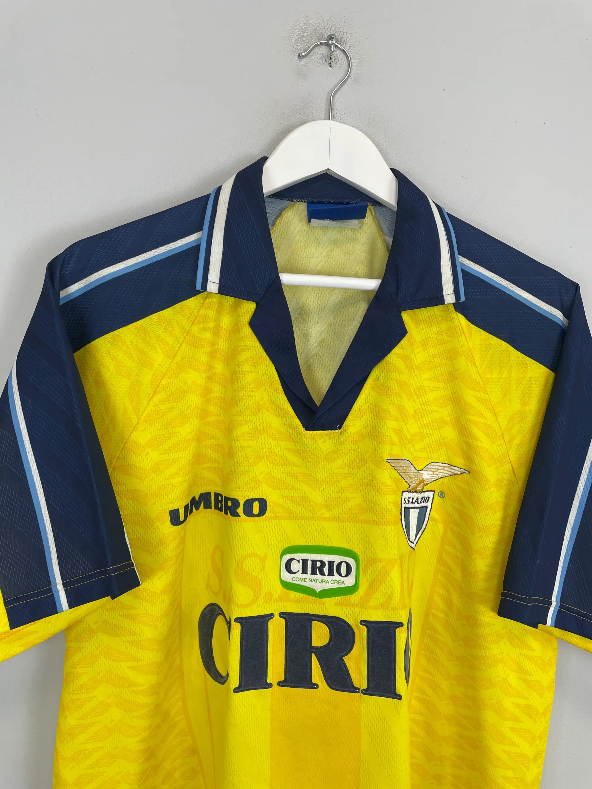 1996/98 LAZIO NEDVED #18 AWAY SHIRT (XL) UMBRO | Cult Kits