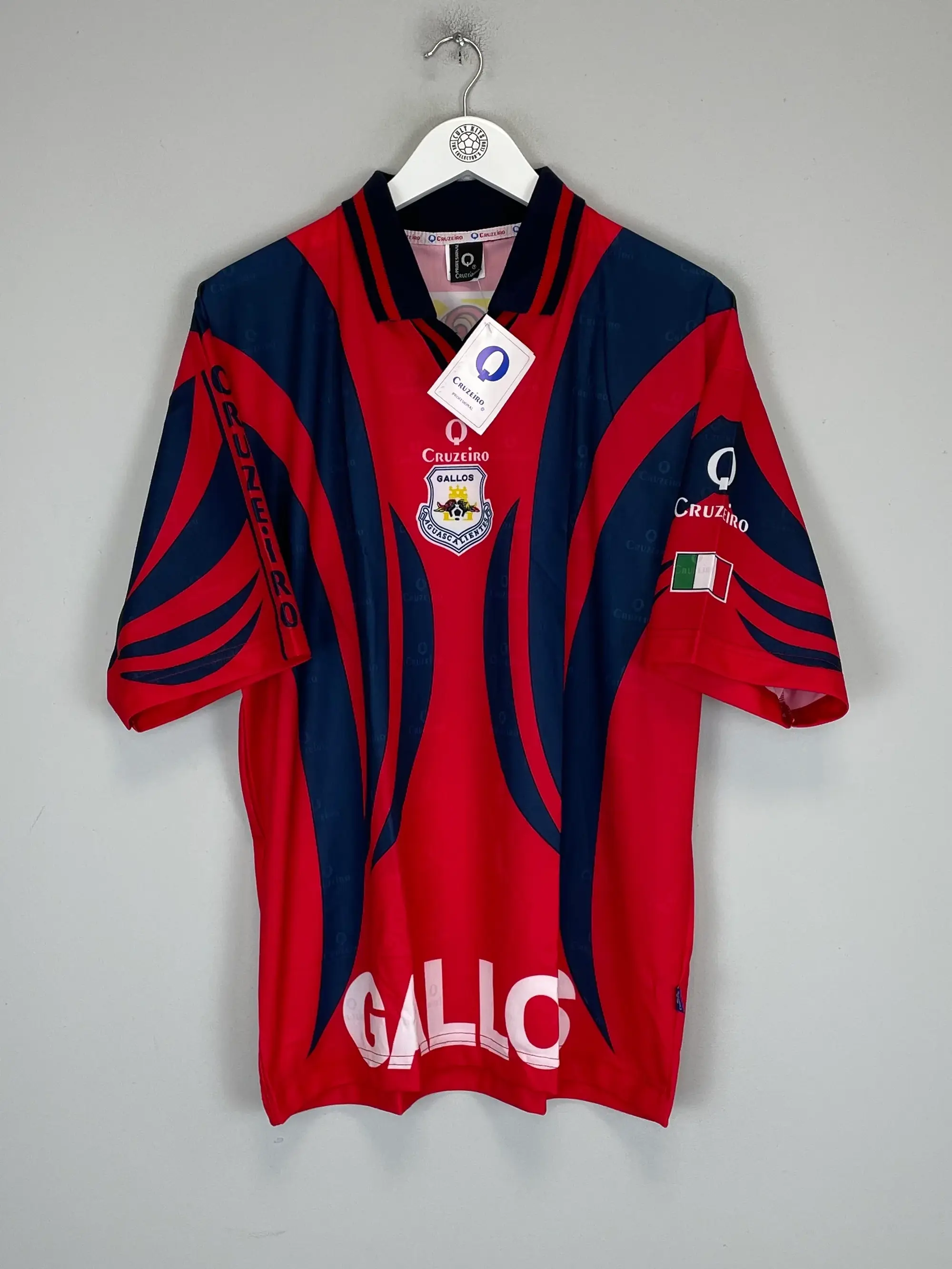 1997/98 GALLOS DE AGUASCALIENTES *BNWT* AWAY SHIRT (L) CRUZEIRO | Cult Kits