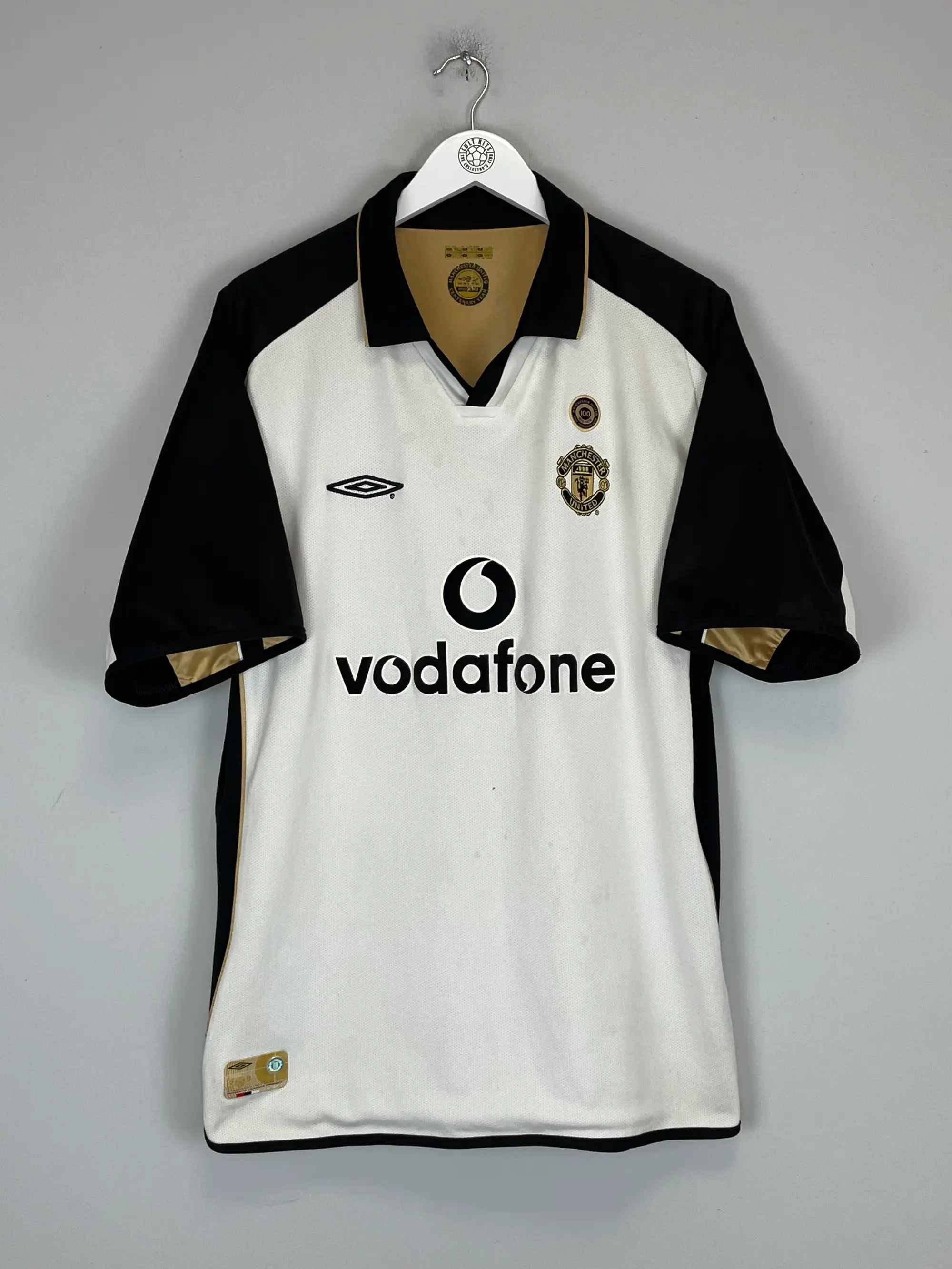 2001/02 MANCHESTER UNITED *CENTENARY* AWAY/THIRD SHIRT (XL) UMBRO | Cult Kits