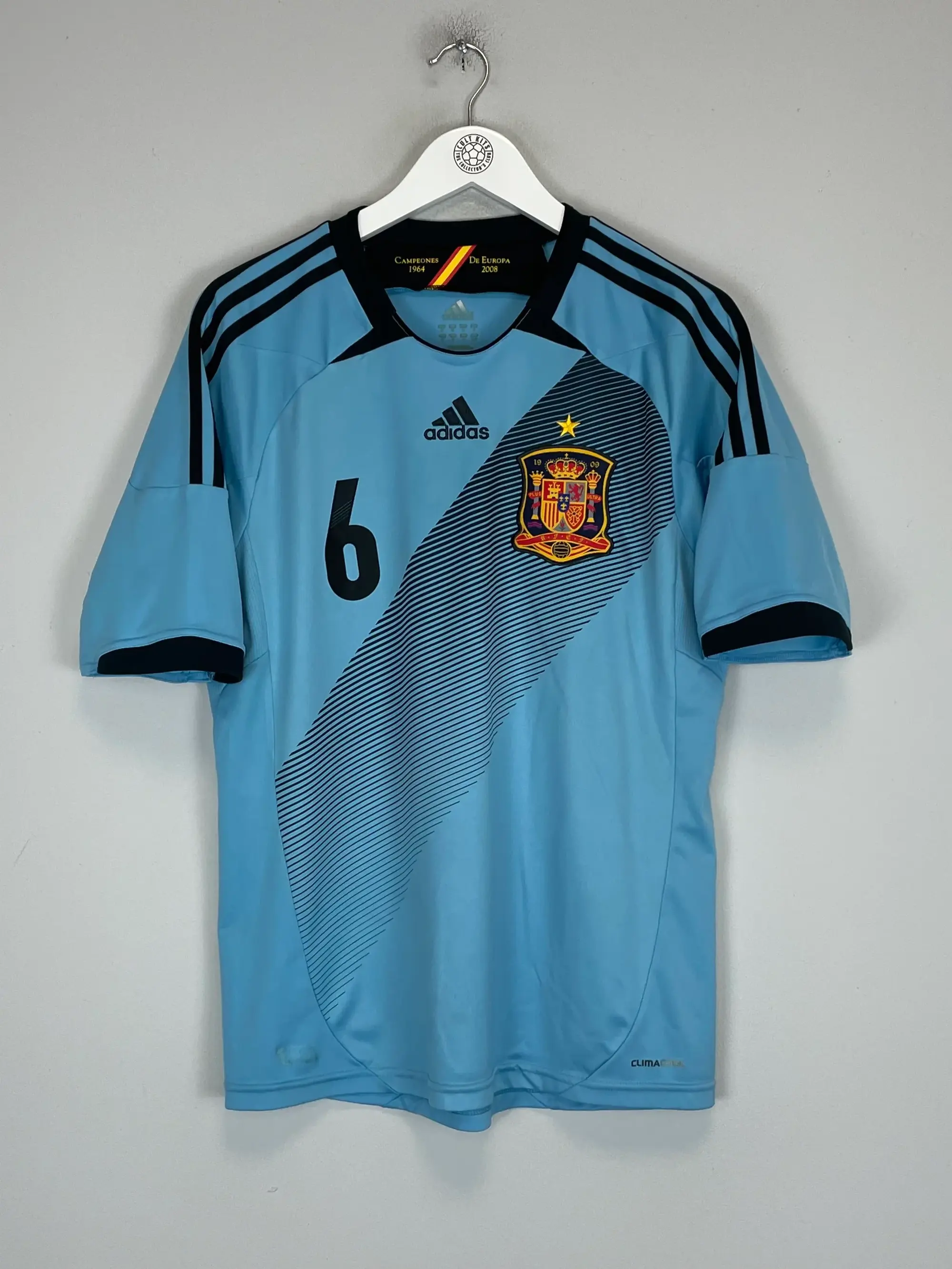 2012/13 SPAIN A.INIESTA #6 AWAY SHIRT (M) ADIDAS | Cult Kits