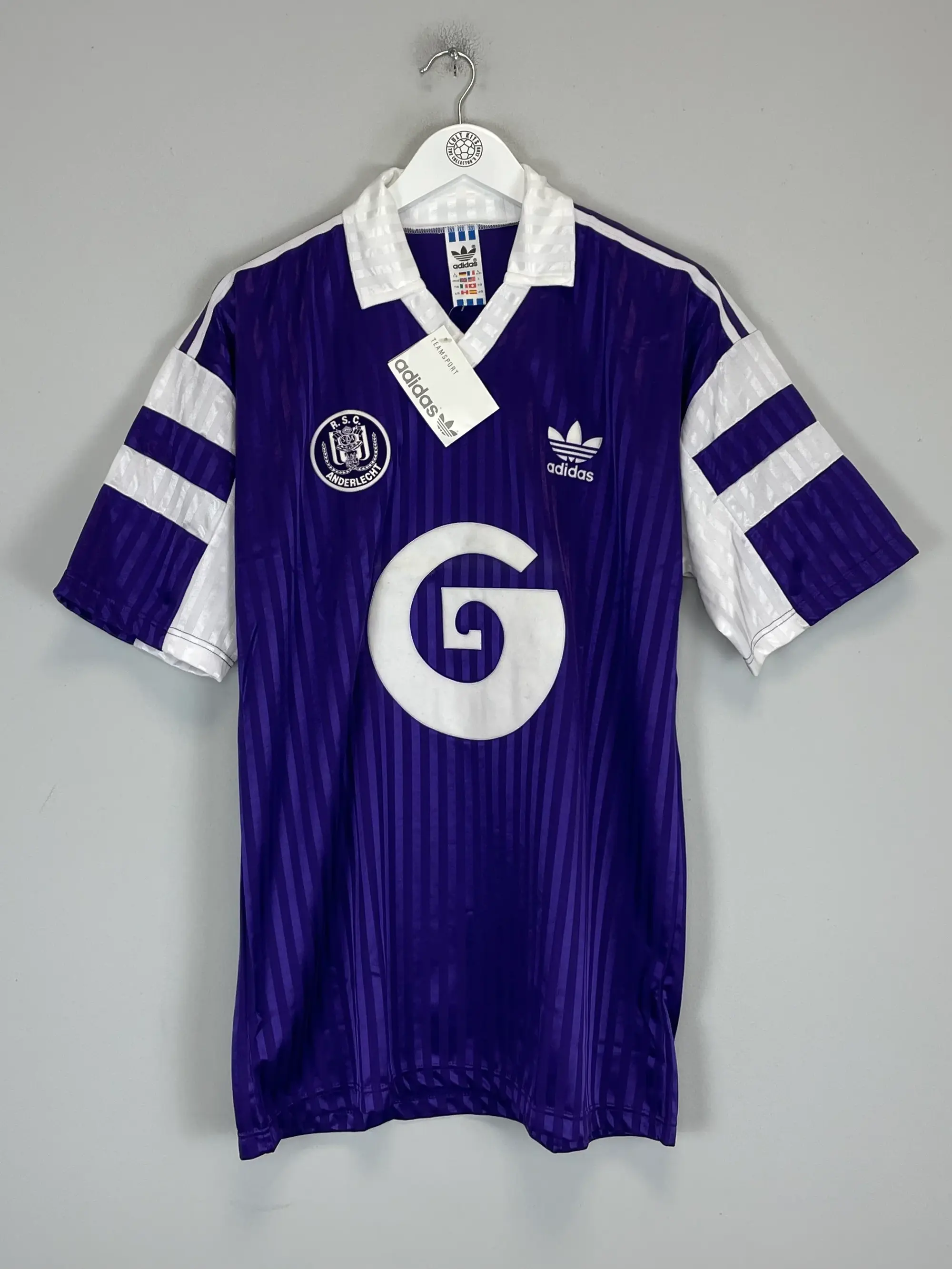1990/92 ANDERLECHT *BNWT* HOME SHIRT (L) ADIDAS | Cult Kits