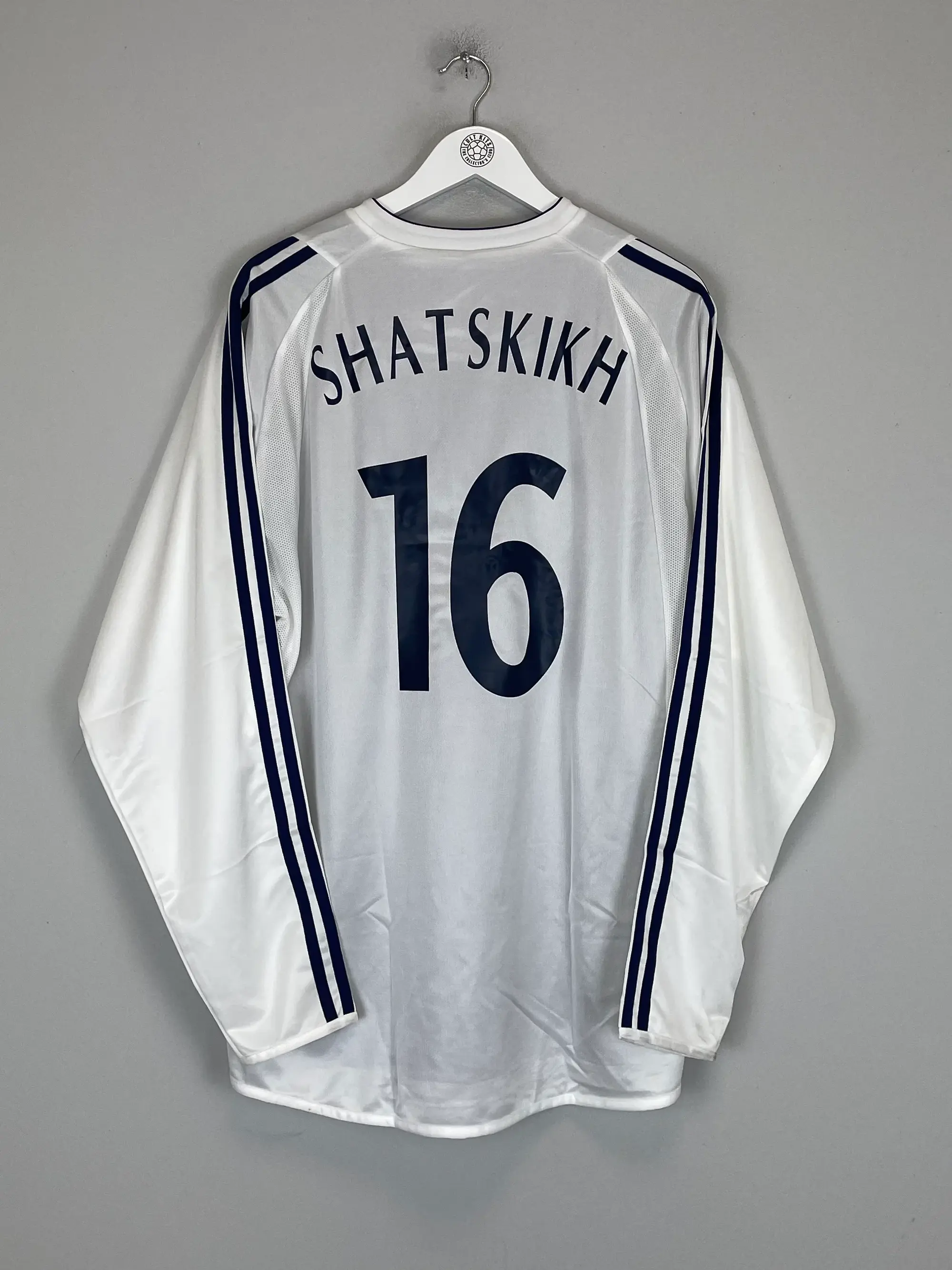 2003/04 DYNAMO KYIV SHATSKIKH #16 *PLAYER ISSUE* L/S AWAY SHIRT (XL) ADIDAS | Cult Kits