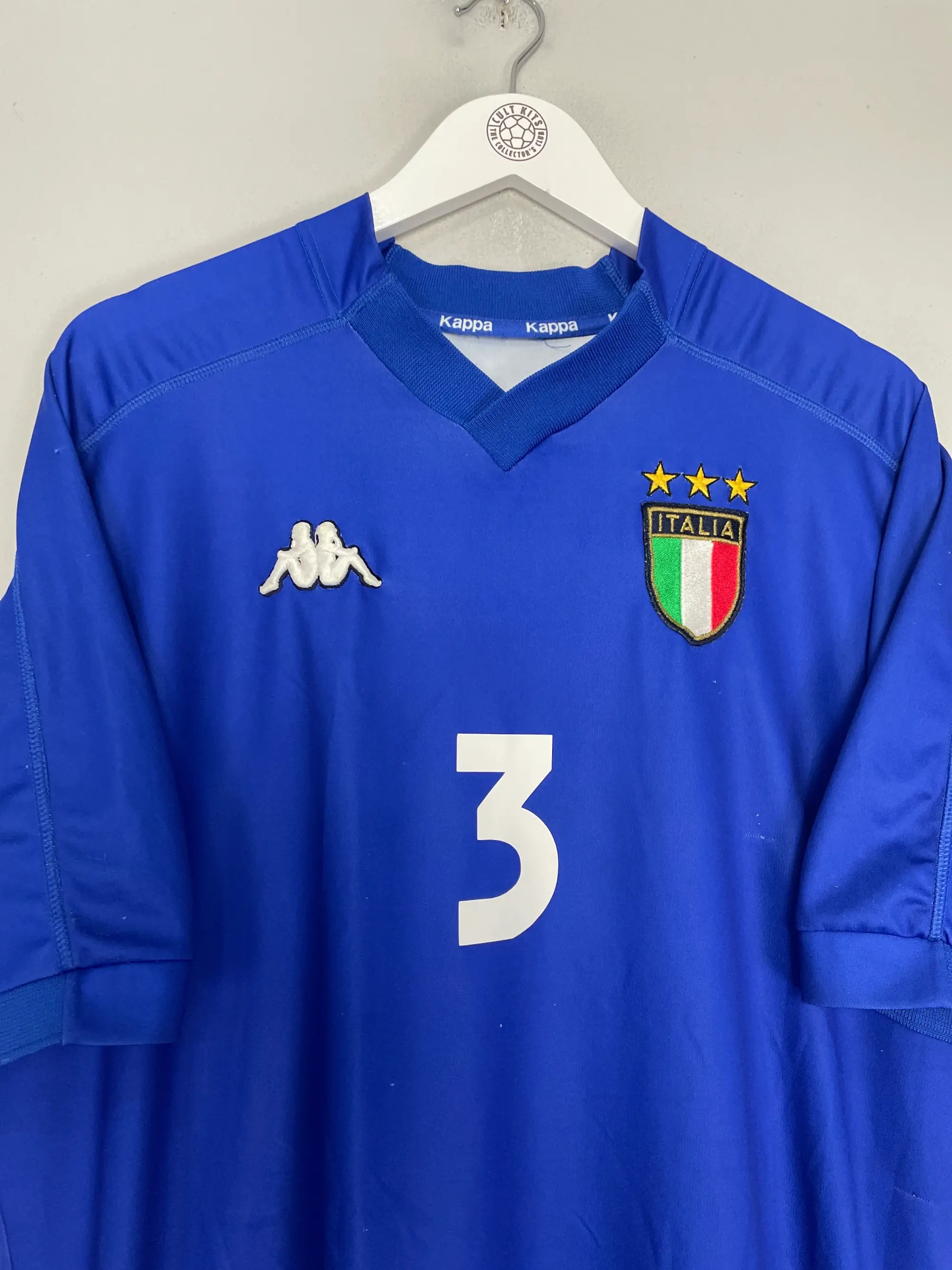 1998/99 ITALY MALDINI #3 HOME SHIRT (XXL) KAPPA | Cult Kits
