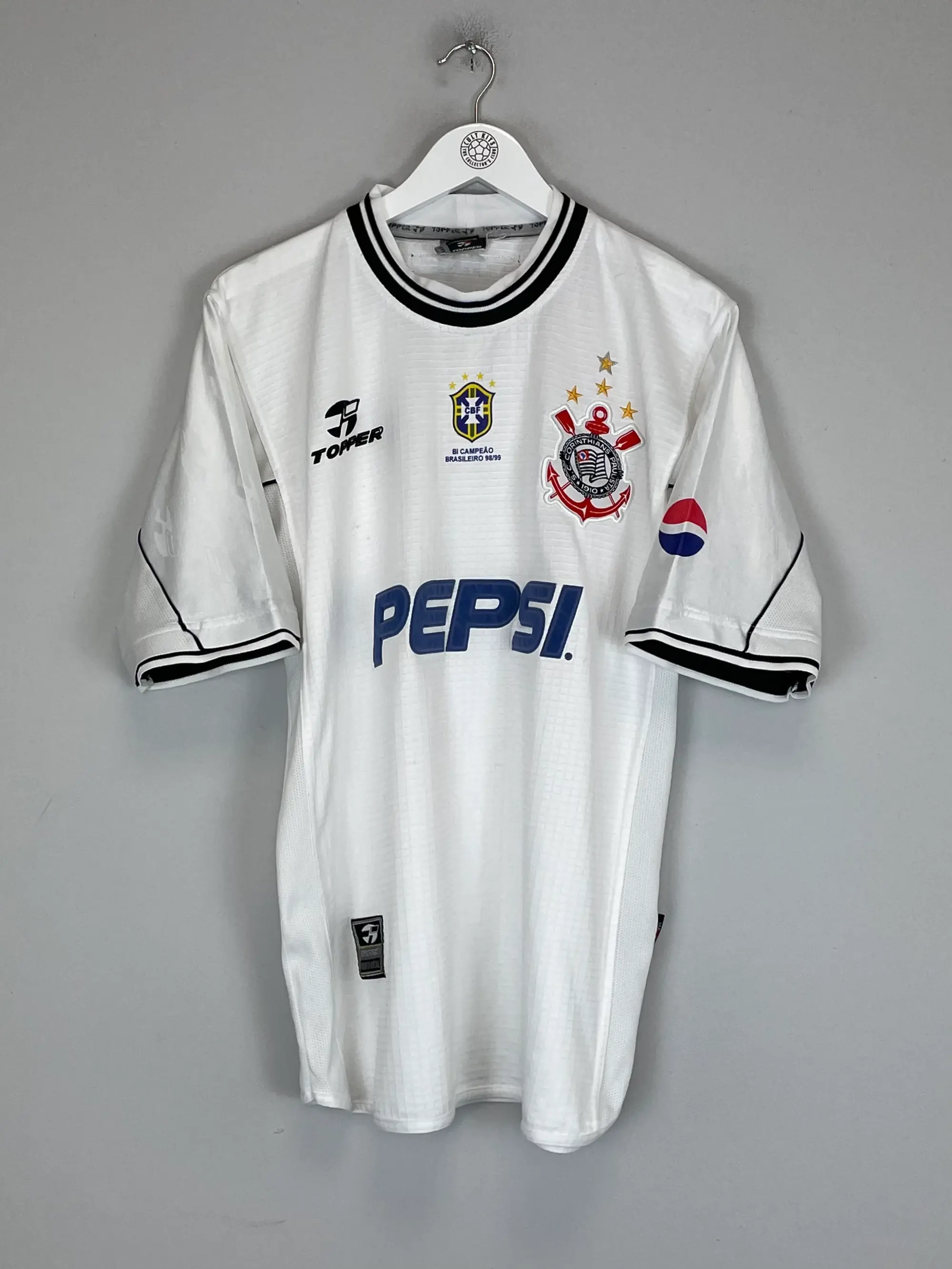 2000/01 CORINTHIANS #7 HOME SHIRT (L) TOPPER | Cult Kits