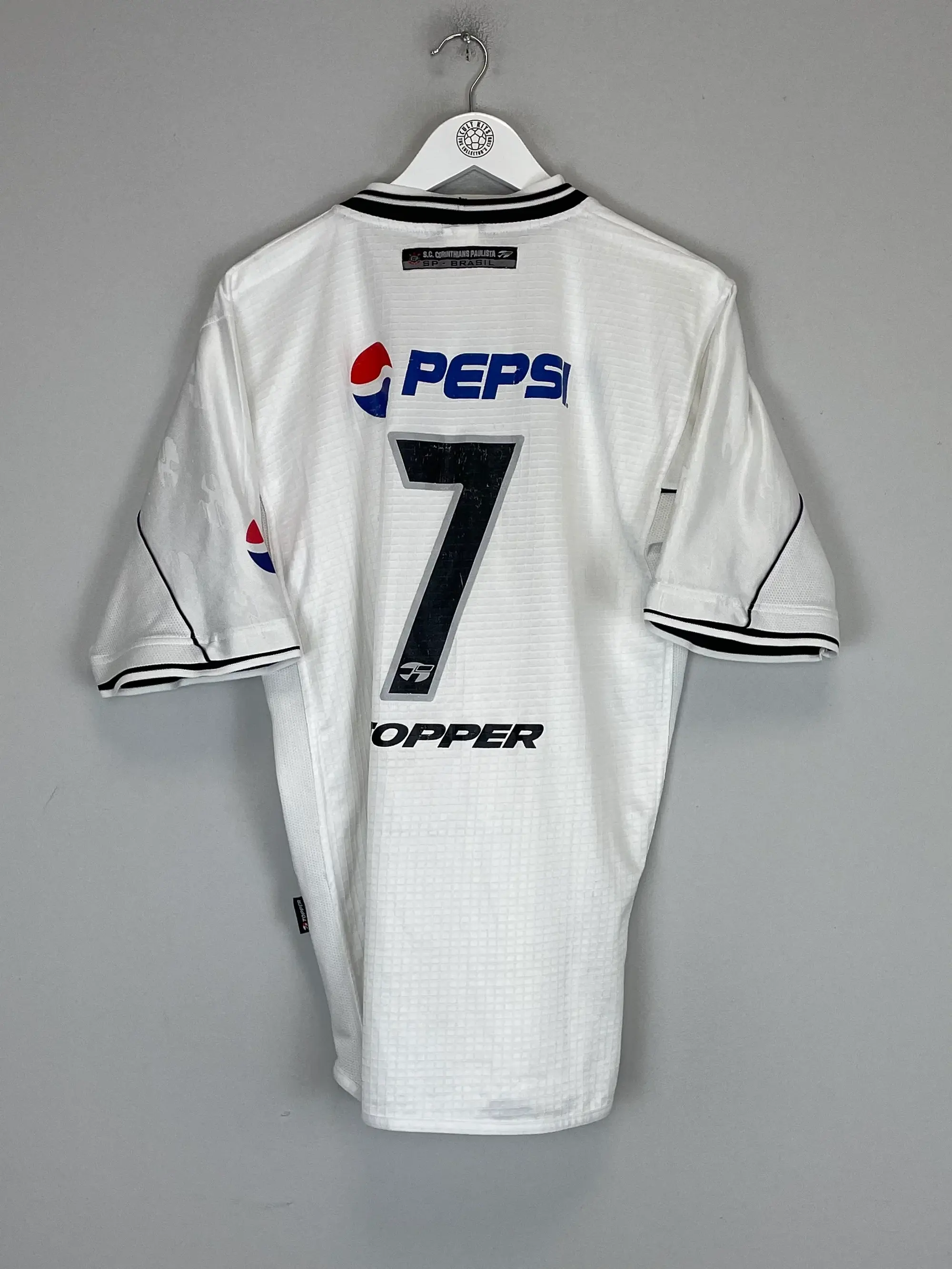 2000/01 CORINTHIANS #7 HOME SHIRT (L) TOPPER | Cult Kits