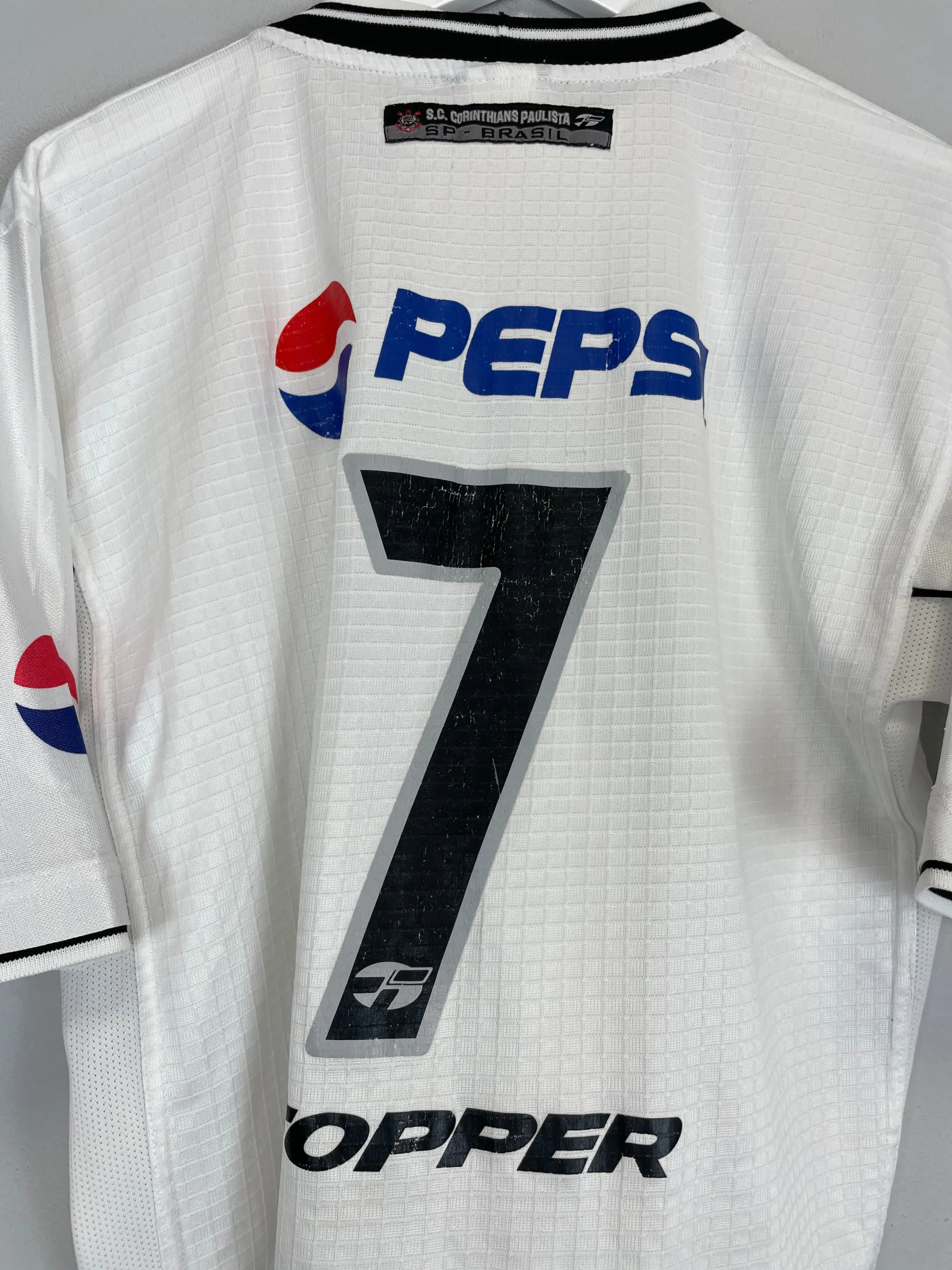 2000/01 CORINTHIANS #7 HOME SHIRT (L) TOPPER | Cult Kits