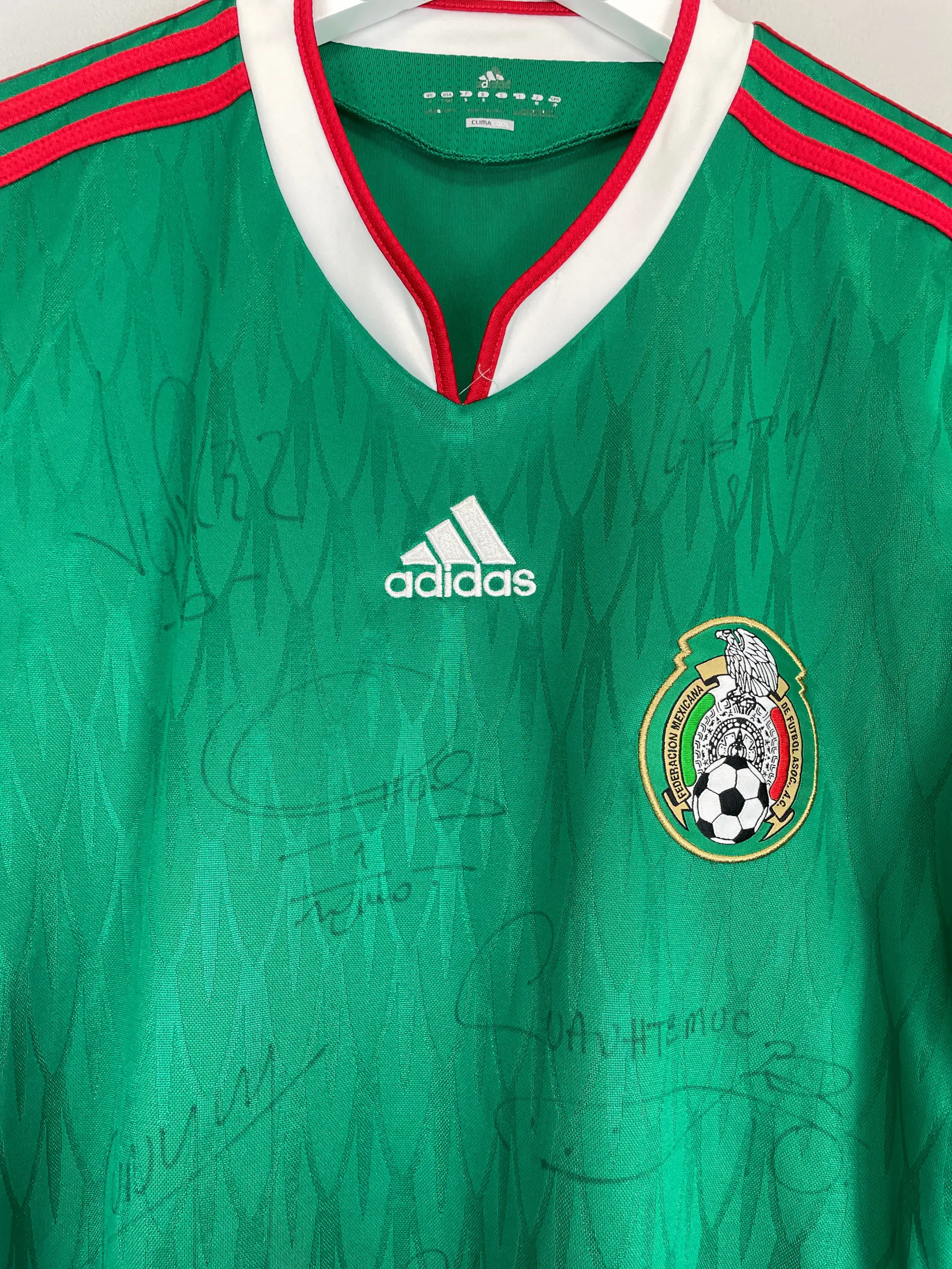 2010 MEXICO C.BLANCO #10 *SQUAD SIGNED* HOME SHIRT (S) ADIDAS | Cult Kits