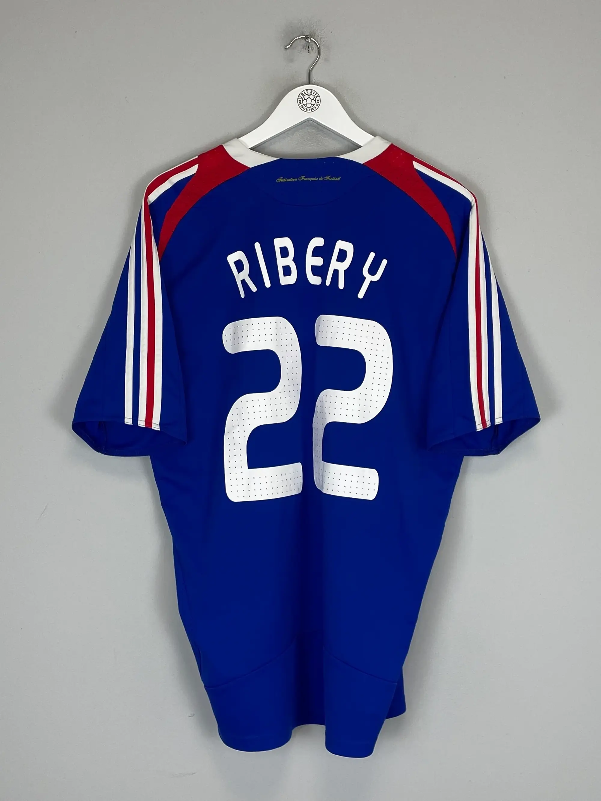2007/08 FRANCE RIBERY #22 HOME SHIRT (XL) ADIDAS | Cult Kits