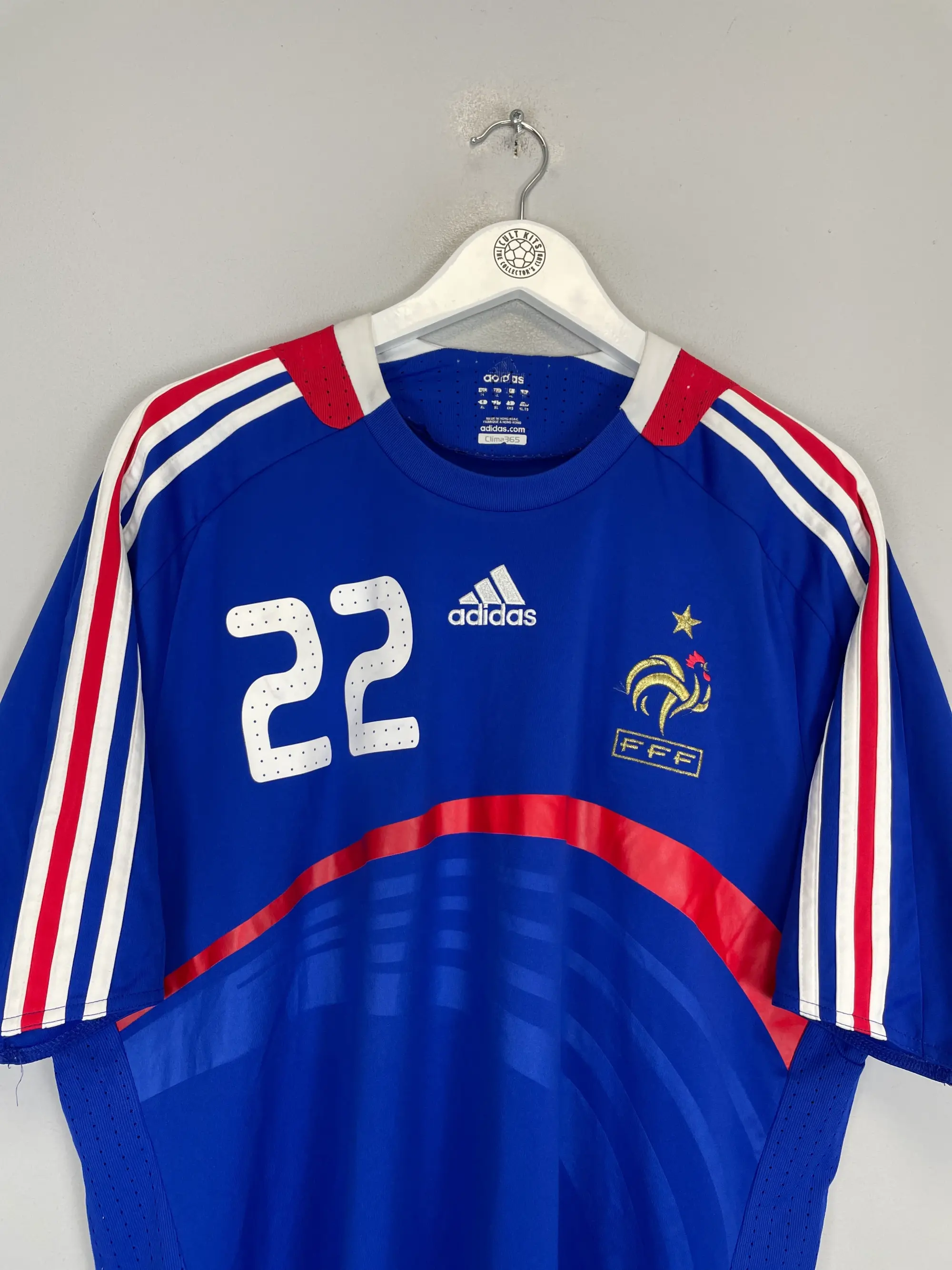 2007/08 FRANCE RIBERY #22 HOME SHIRT (XL) ADIDAS | Cult Kits