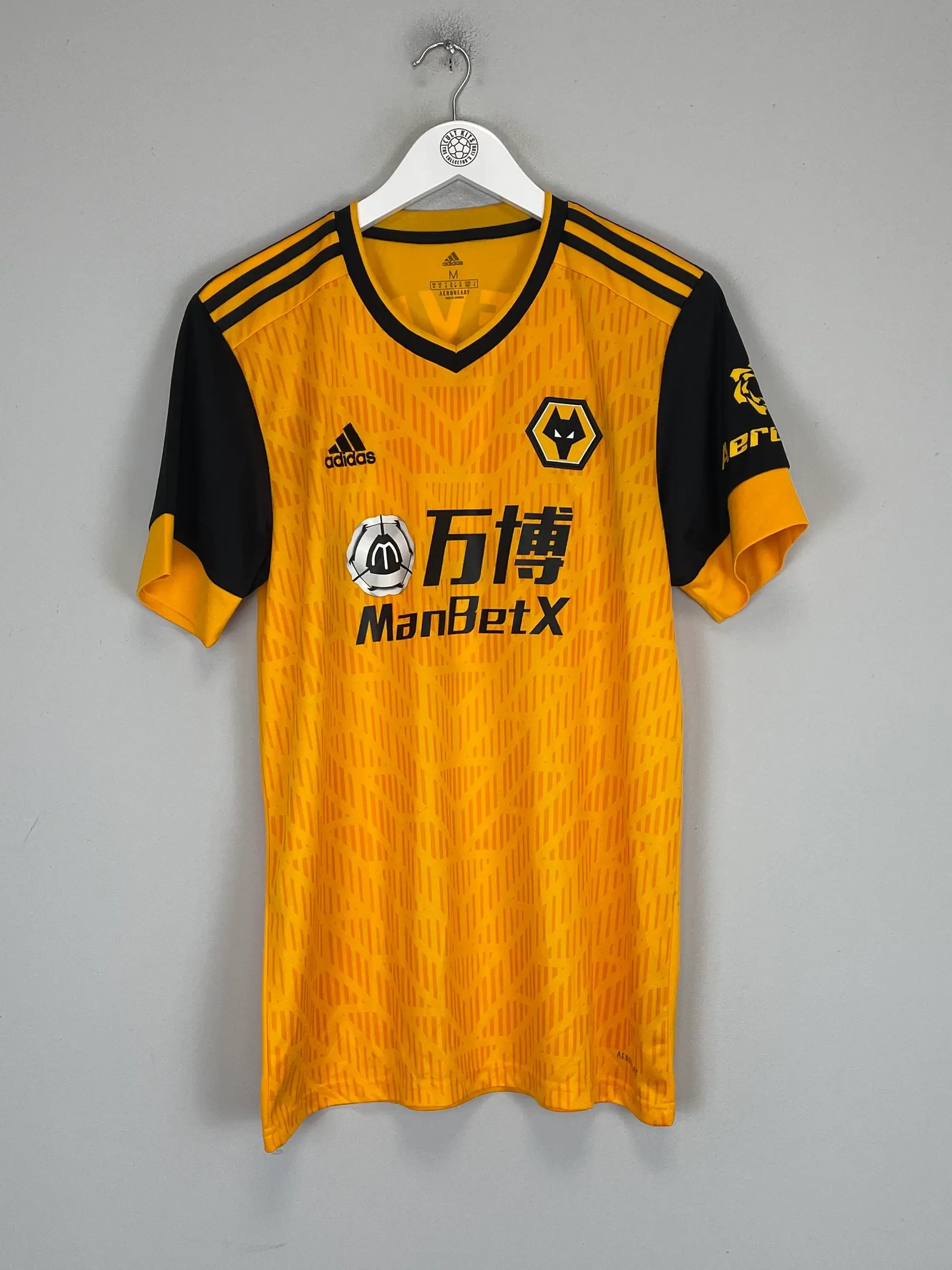 2020/21 WOLVES NEVES #8 HOME SHIRT (M) ADIDAS | Cult Kits