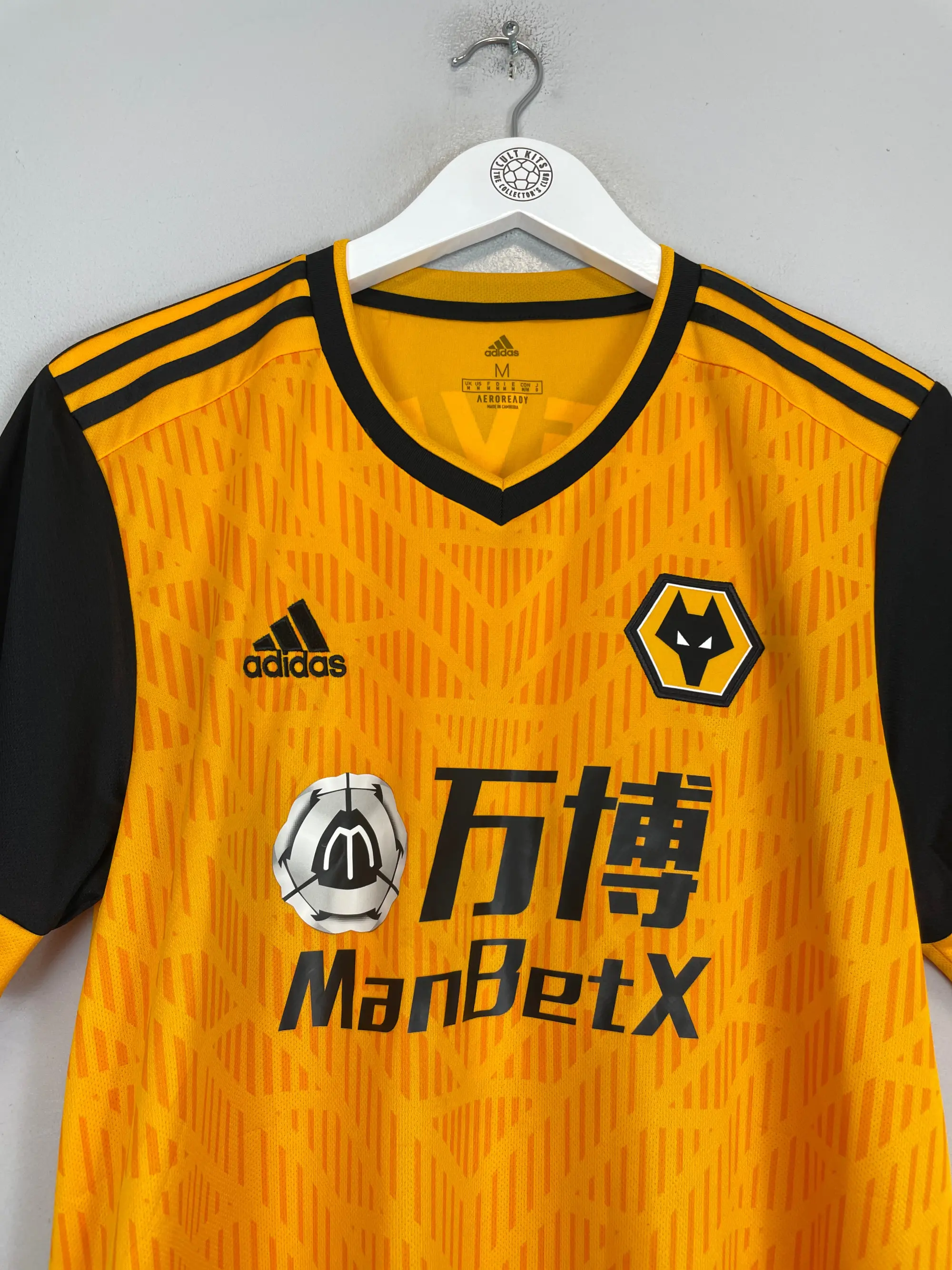 2020/21 WOLVES NEVES #8 HOME SHIRT (M) ADIDAS | Cult Kits