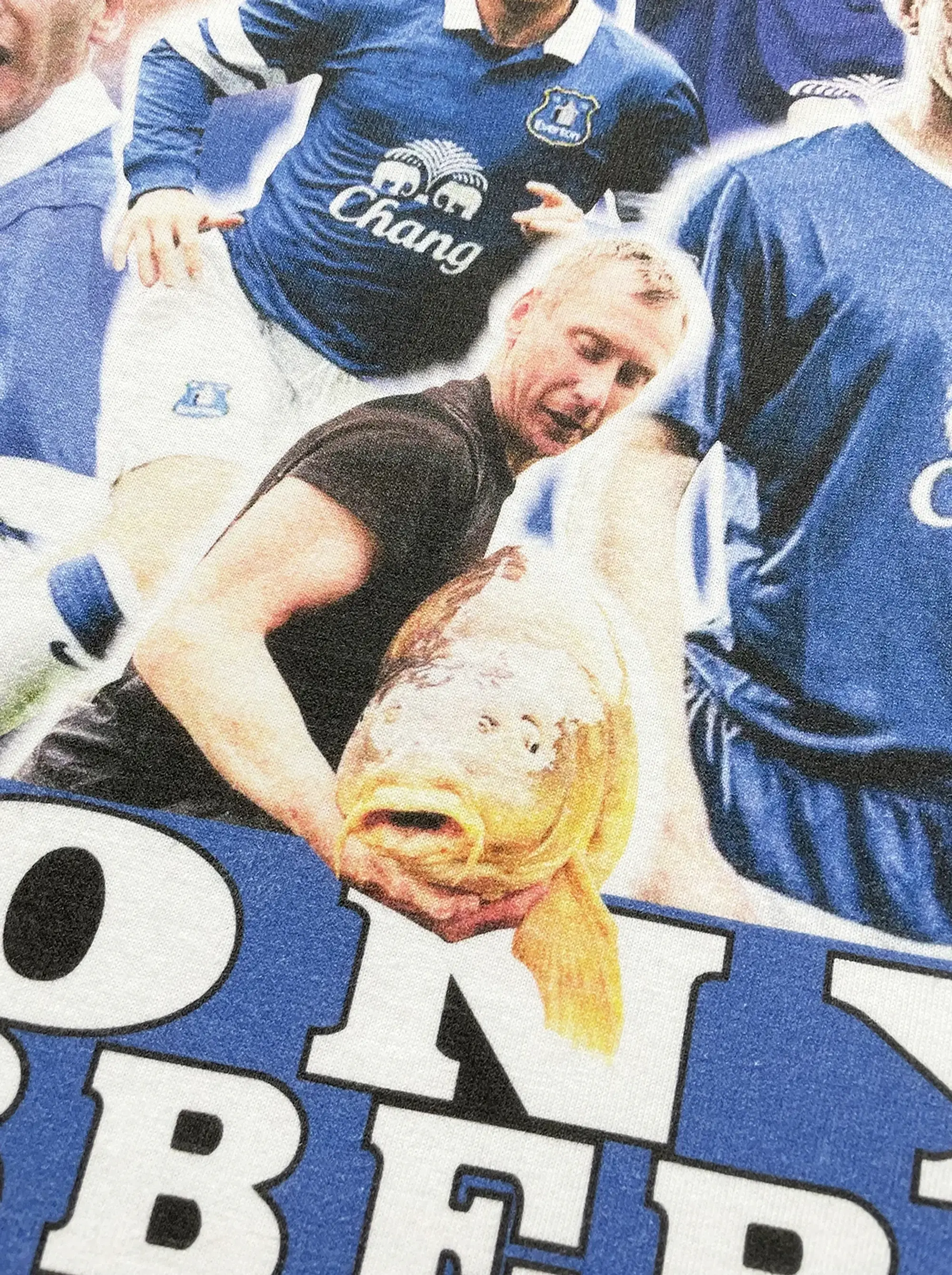 EVERTON TONY HIBBERT BOOTLEG TEE, Small / Everton / White
