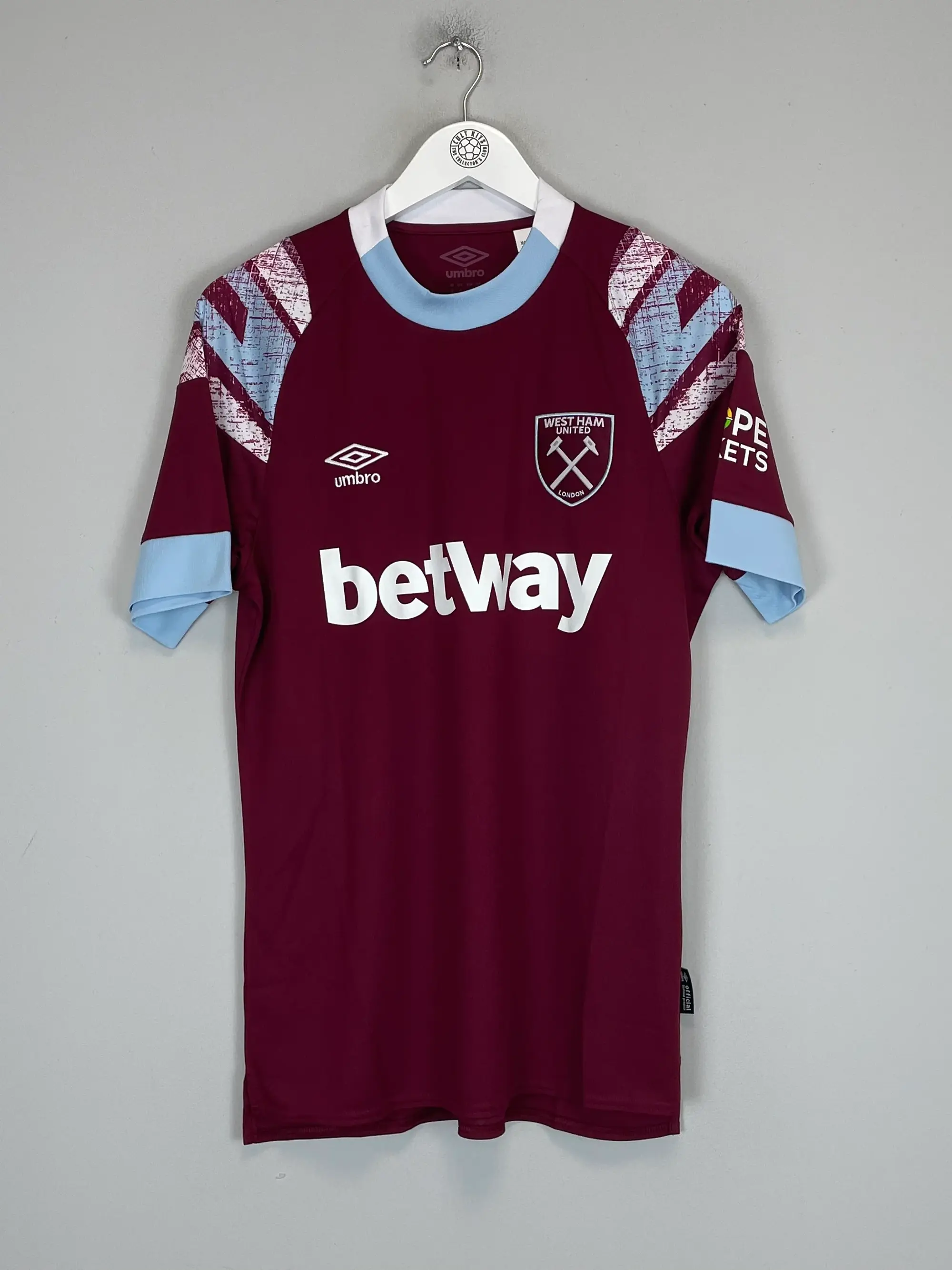 2022/23 WEST HAM HOME SHIRT (M) UMBRO | Cult Kits