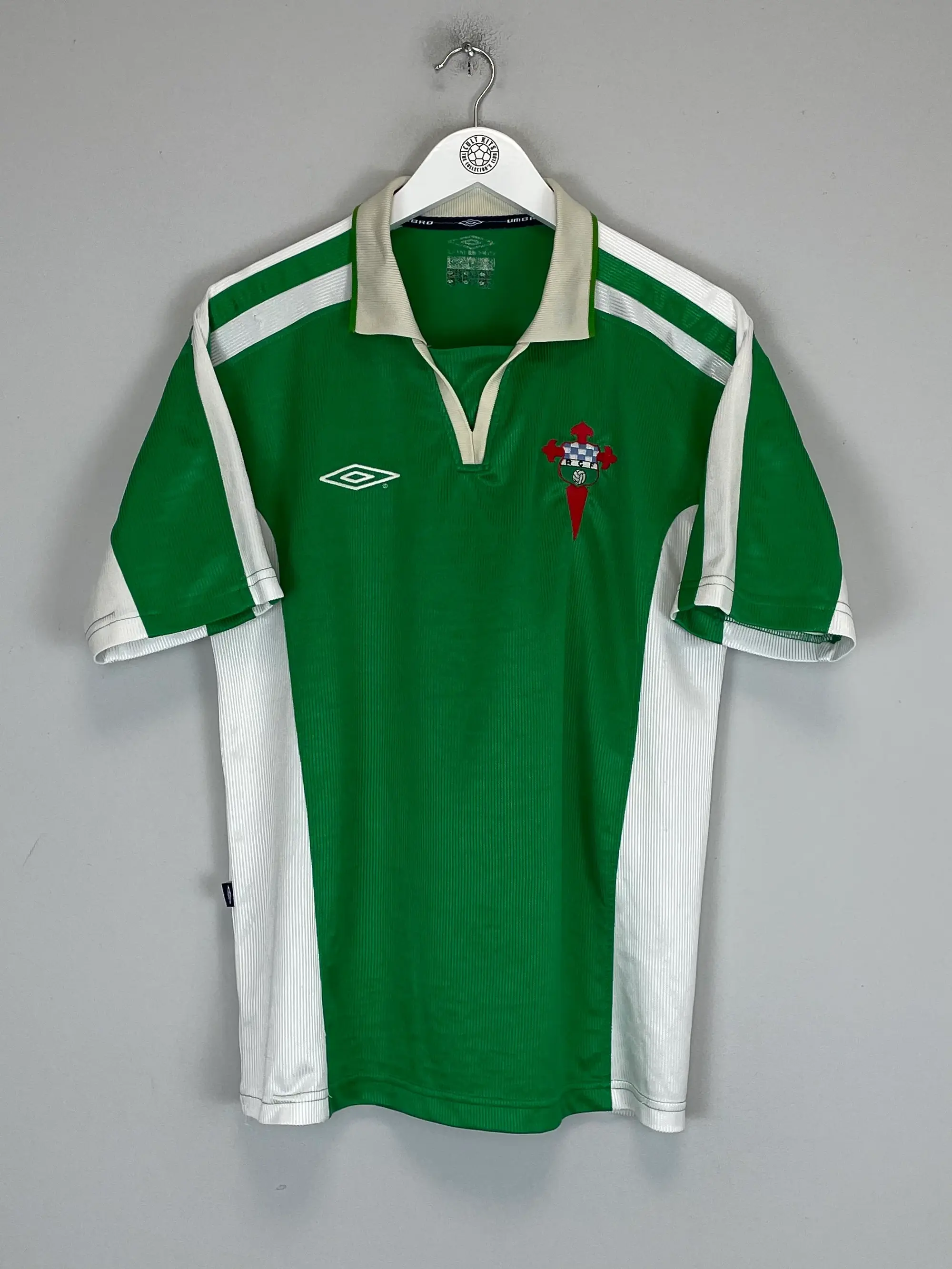 2000/01 RACING DE FERROL HOME SHIRT (M) UMBRO | Cult Kits