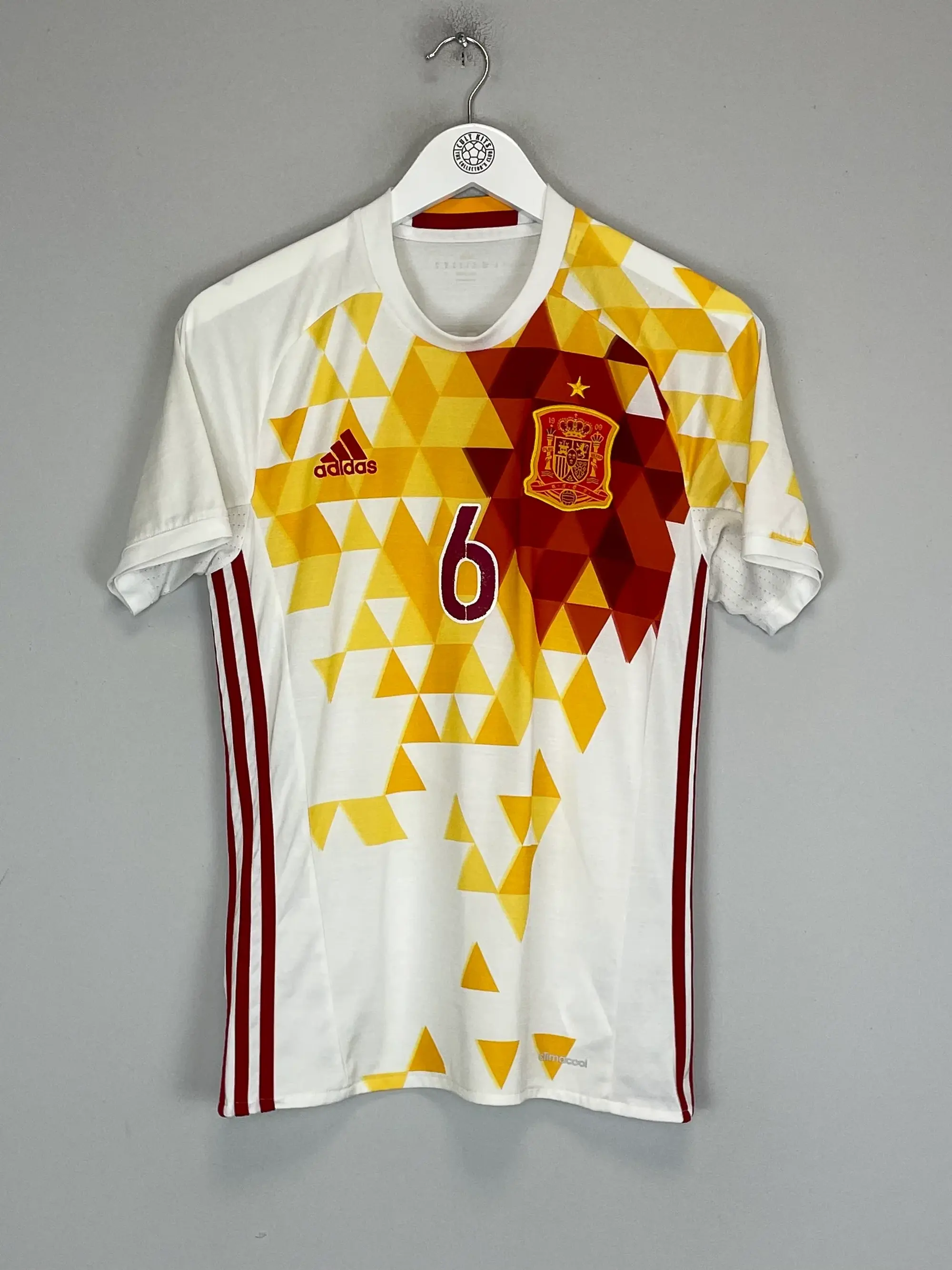 2016/17 SPAIN A.INIESTA #6 HOME SHIRT (S) ADIDAS | Cult Kits