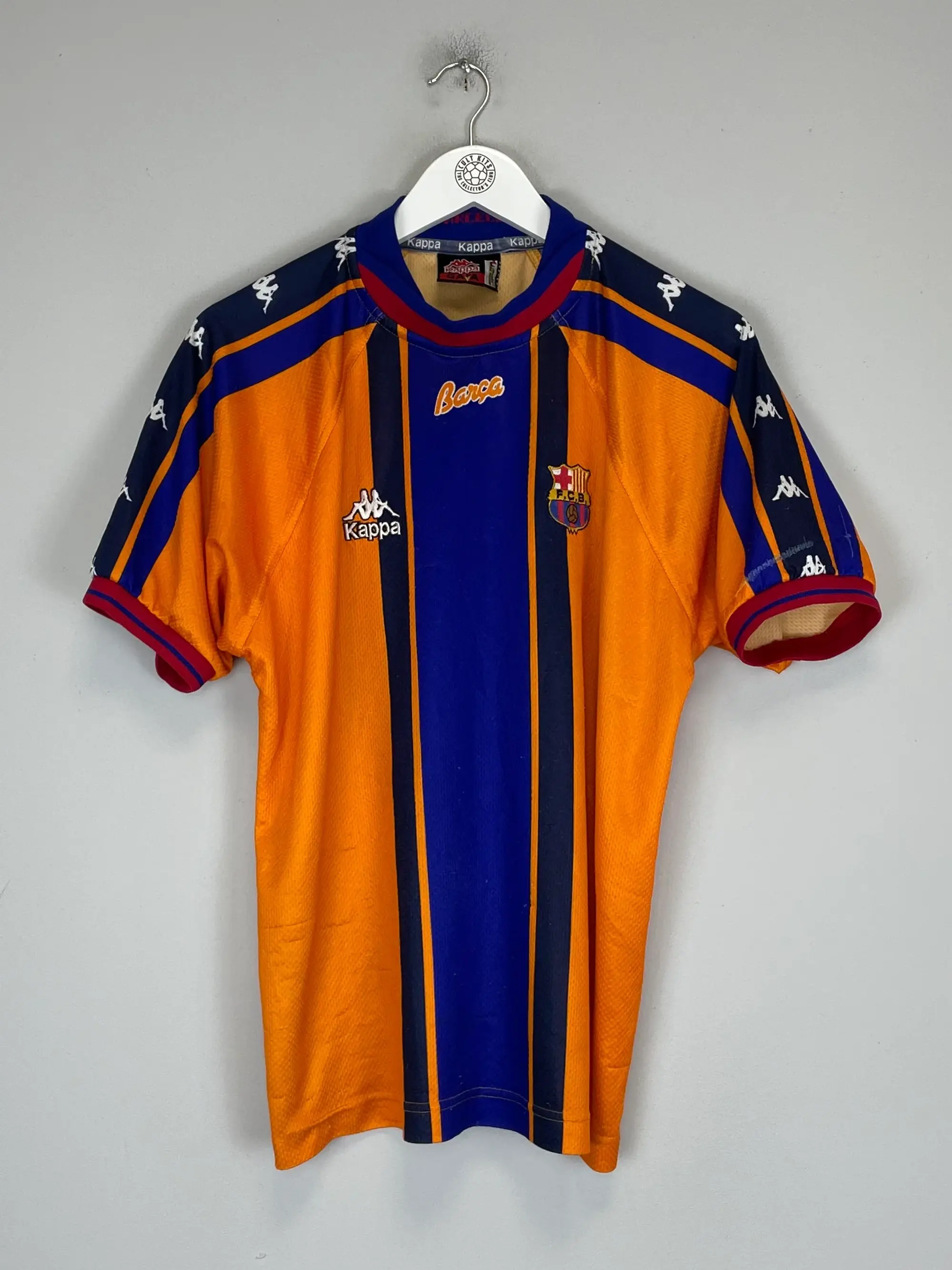 1997/98 BARCELONA AWAY SHIRT (L) KAPPA | Cult Kits