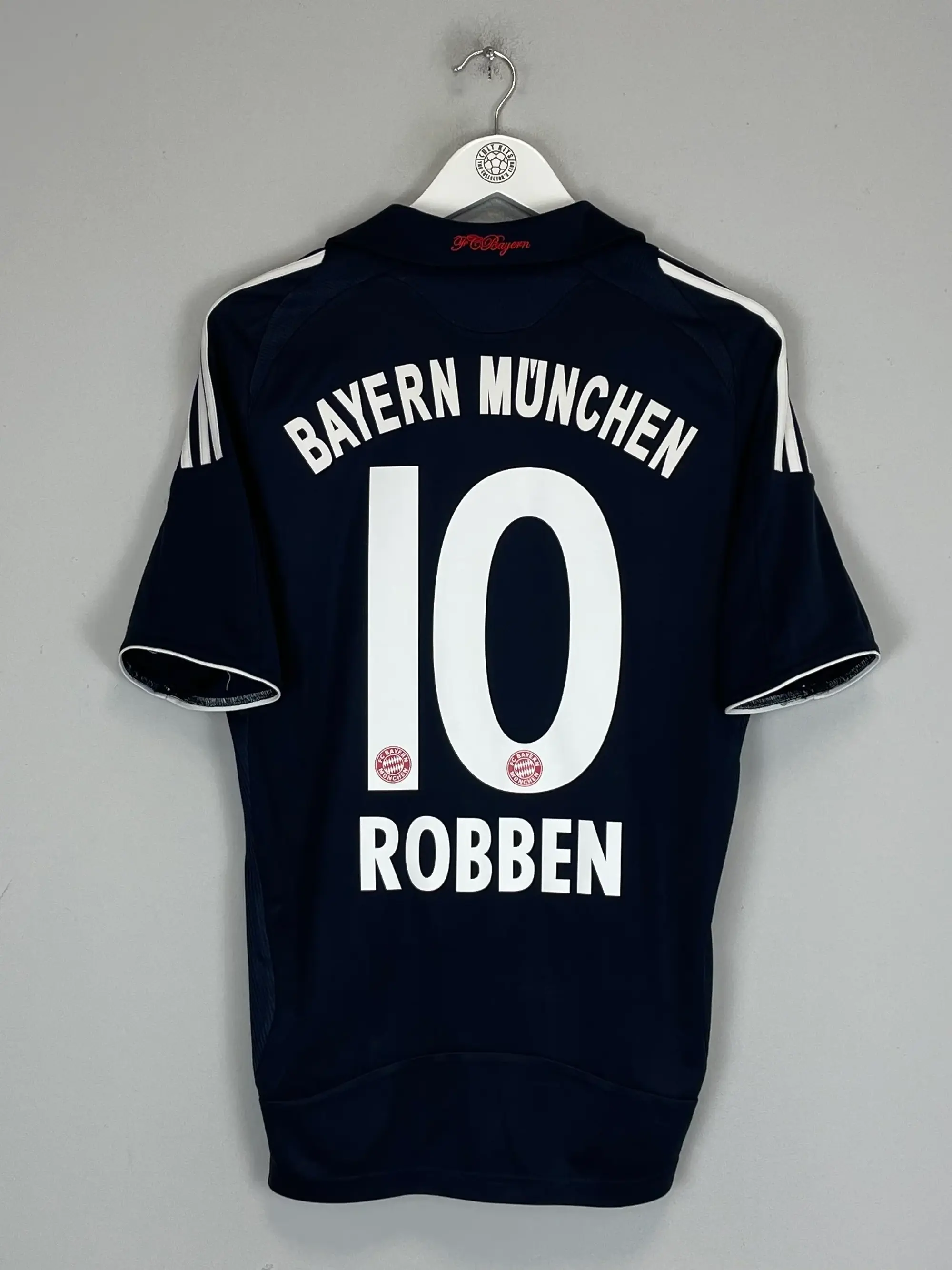 2008/09 BAYERN MUNICH ROBBEN #10 AWAY SHIRT (S) ADIDAS | Cult Kits