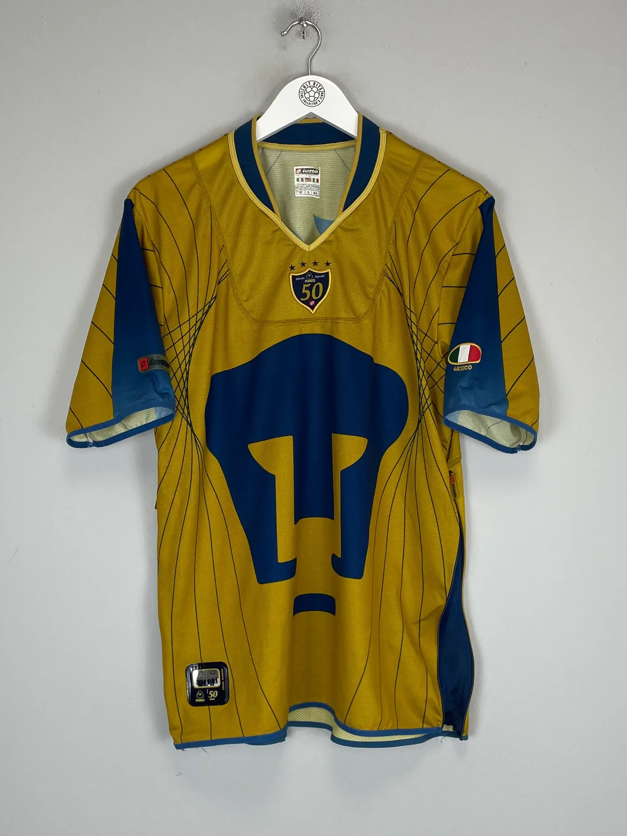 2003/04 UNAM PUMAS *50 YEARS* SPECIAL SHIRT (L) LOTTO | Cult Kits