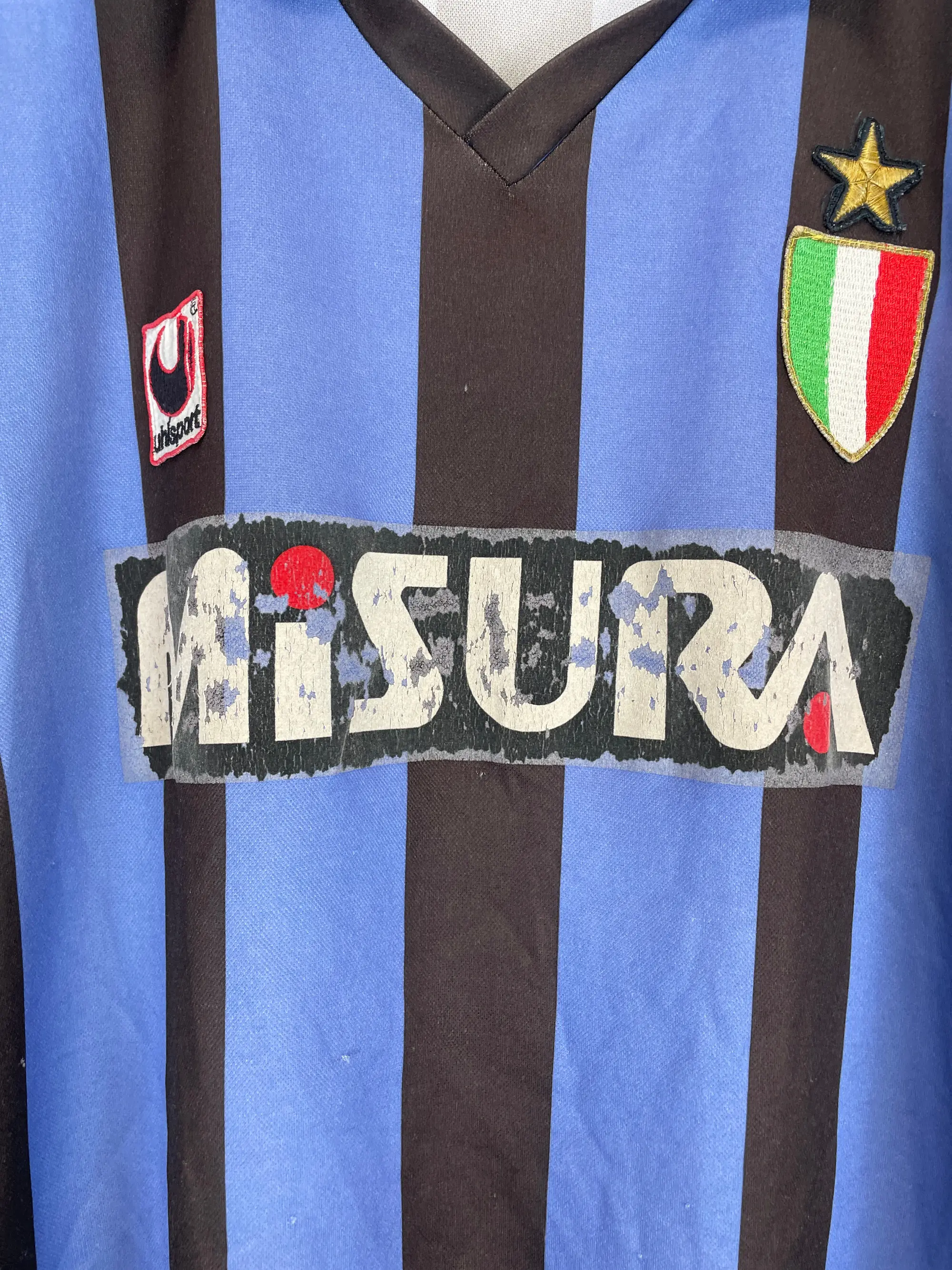 1989/90 INTER MILAN HOME SHIRT (XL) UHLSPORT | Cult Kits