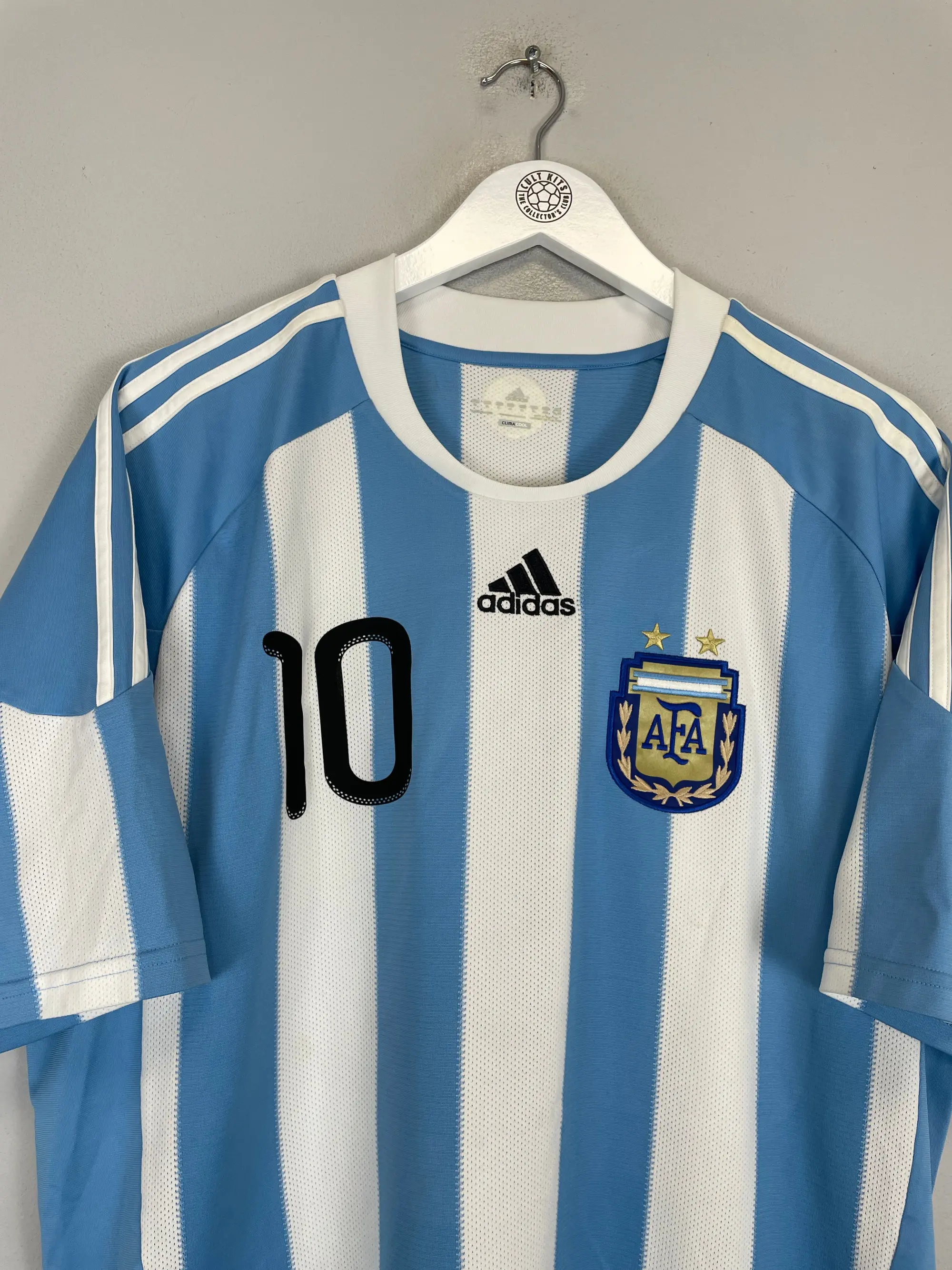 2010/11 ARGENTINA MESSI #10 HOME SHIRT (XL) ADIDAS | Cult Kits