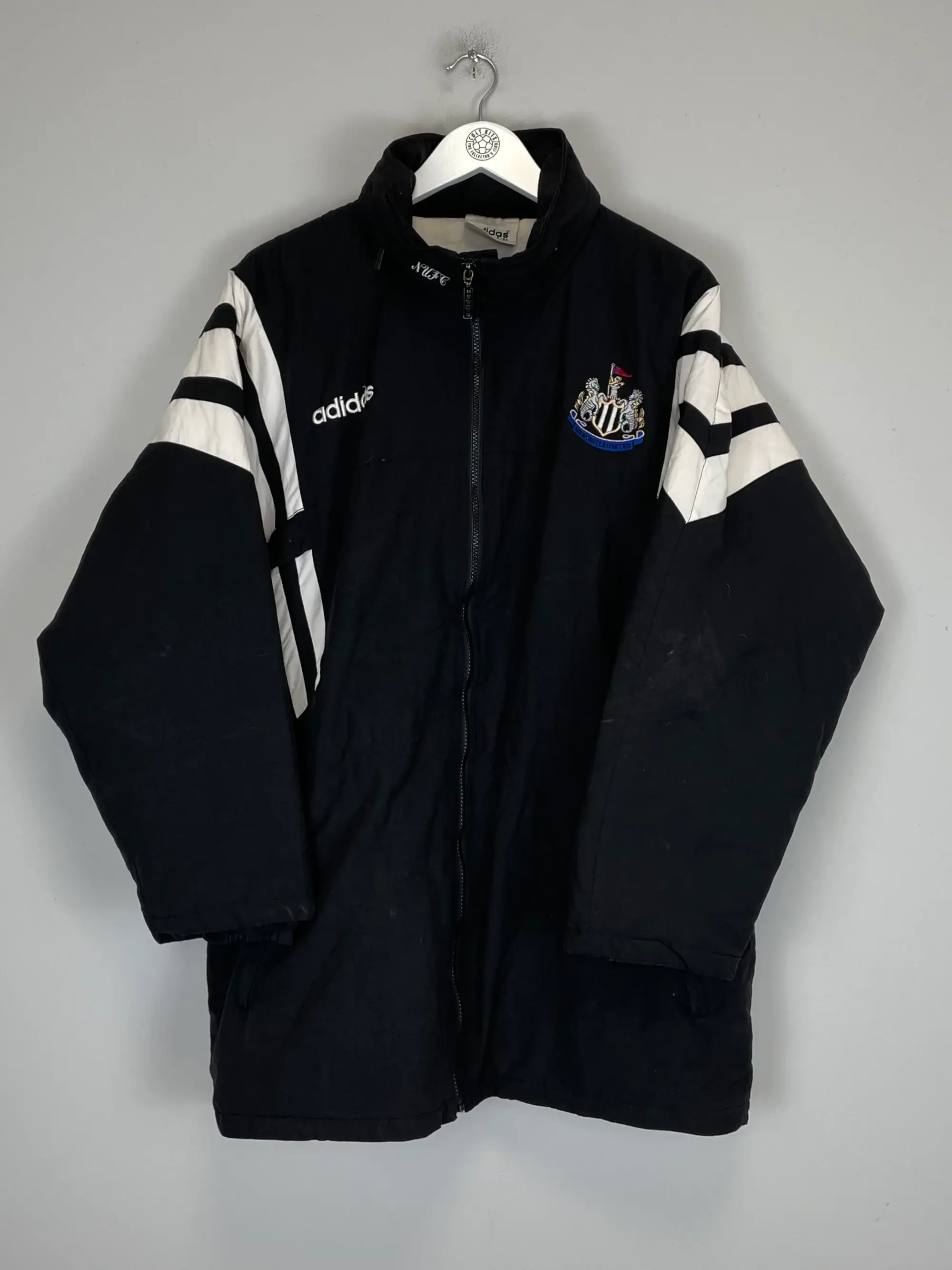 1995/97 NEWCASTLE UNITED BENCH COAT (L) ADIDAS | Cult Kits