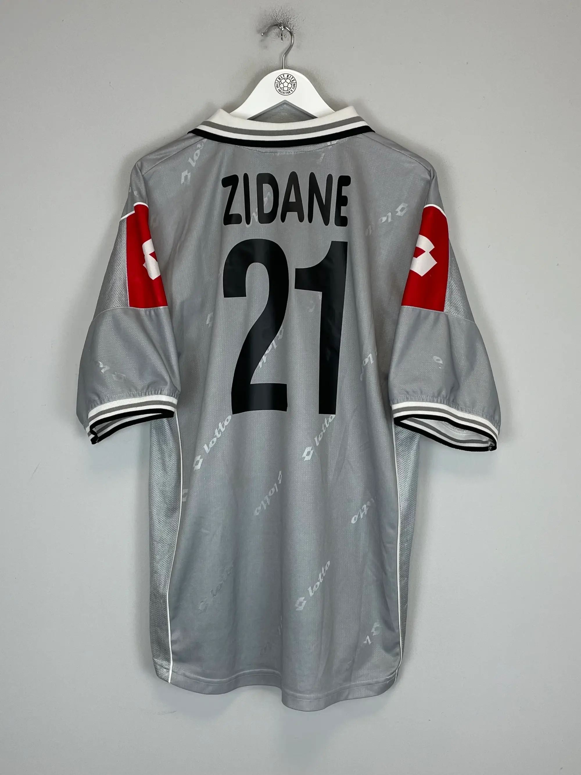 2000/01 JUVENTUS ZIDANE #21 THIRD SHIRT (XL) LOTTO | Cult Kits