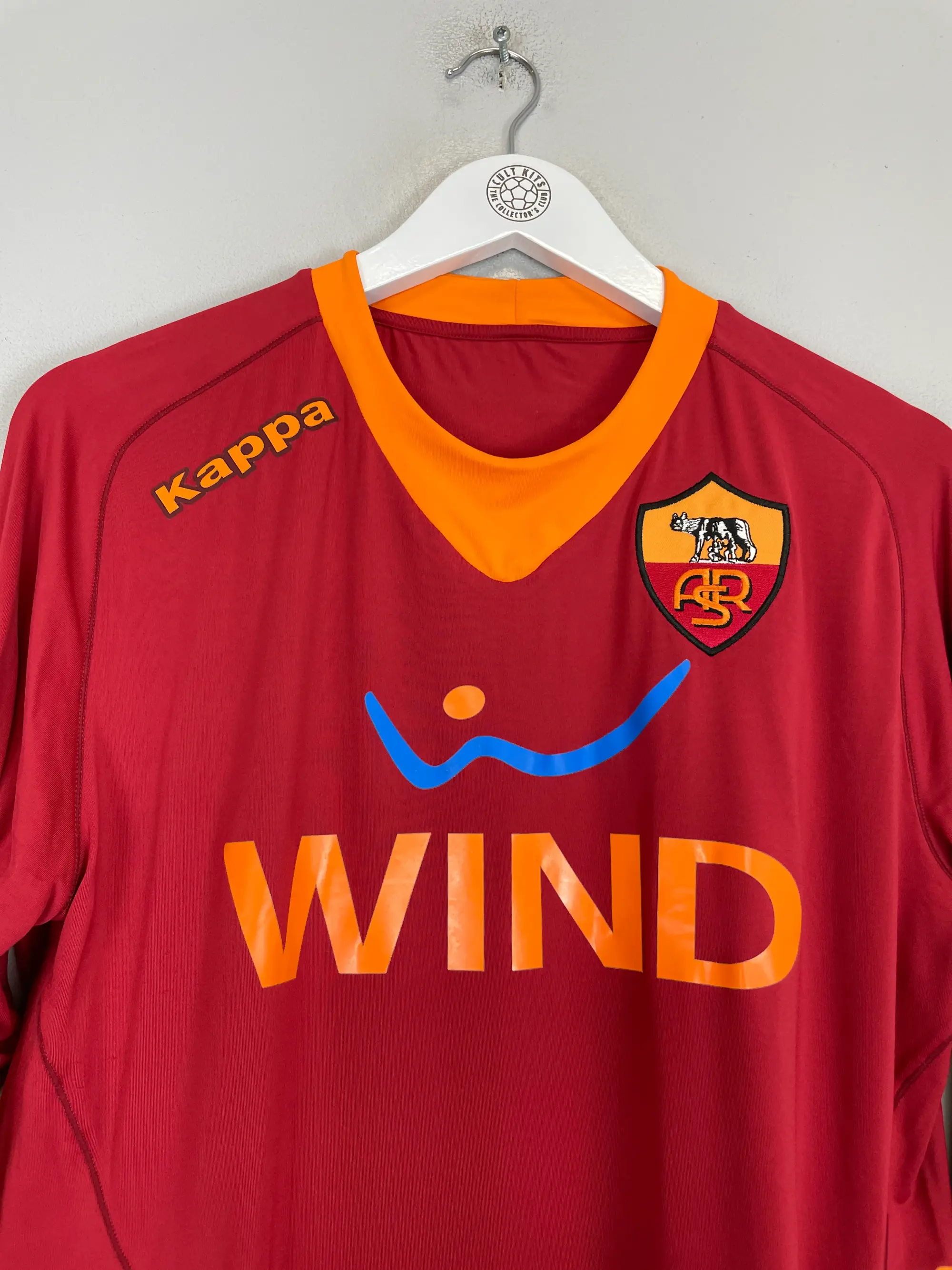 2011/12 ROMA DE ROSSI #16 L/S HOME SHIRT (XL) KAPPA | Cult Kits