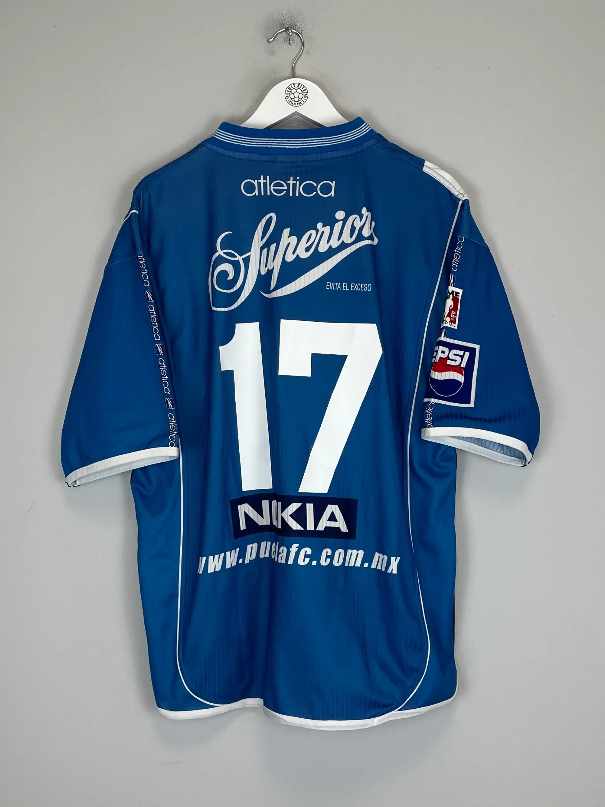 2000/01 PUEBLA #17 AWAY SHIRT (L) ATLETICA | Cult Kits