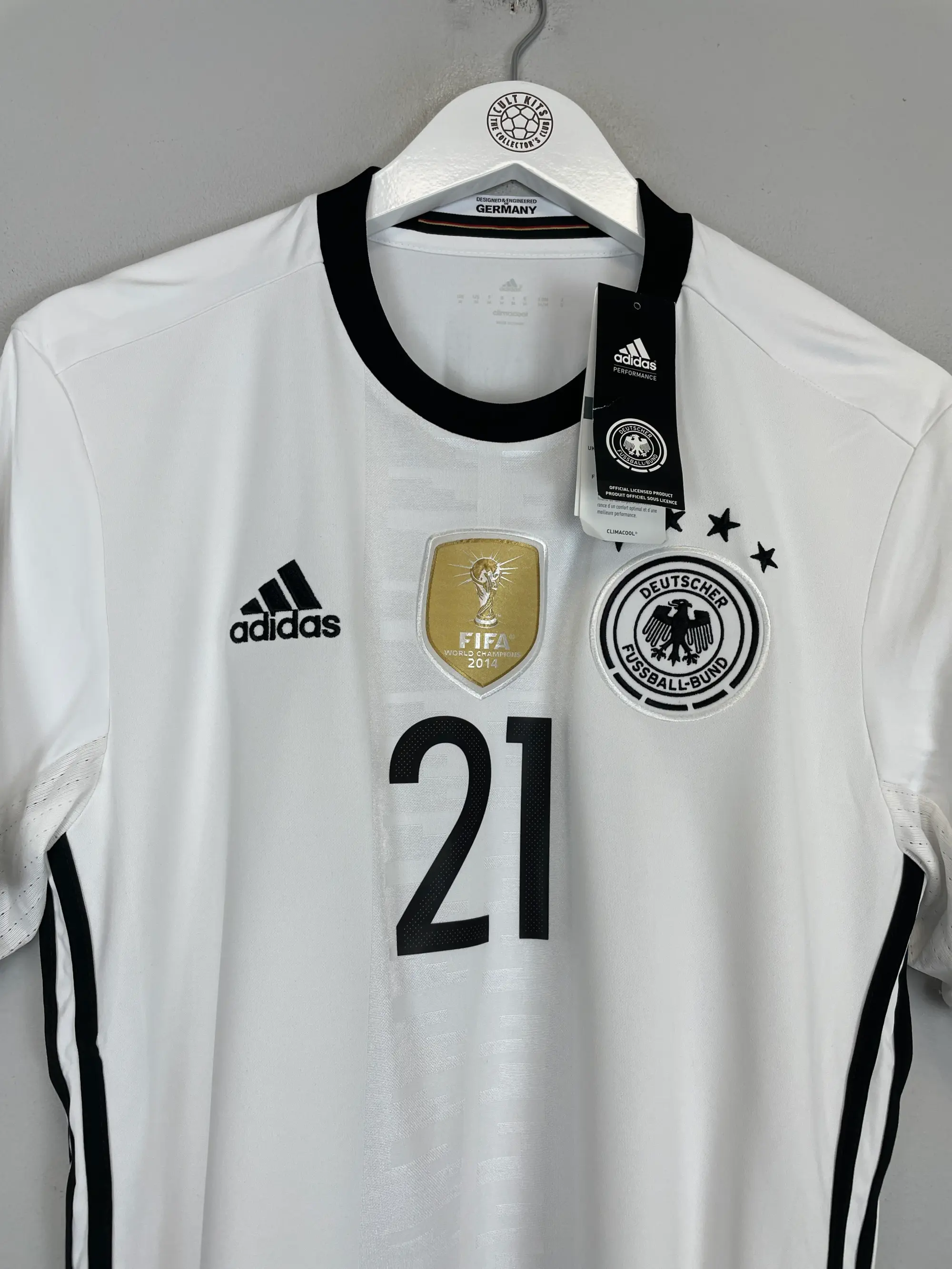 2015/16 GERMANY KIMMICH #21 *BNWT* HOME SHIRT (M) ADIDAS | Cult Kits