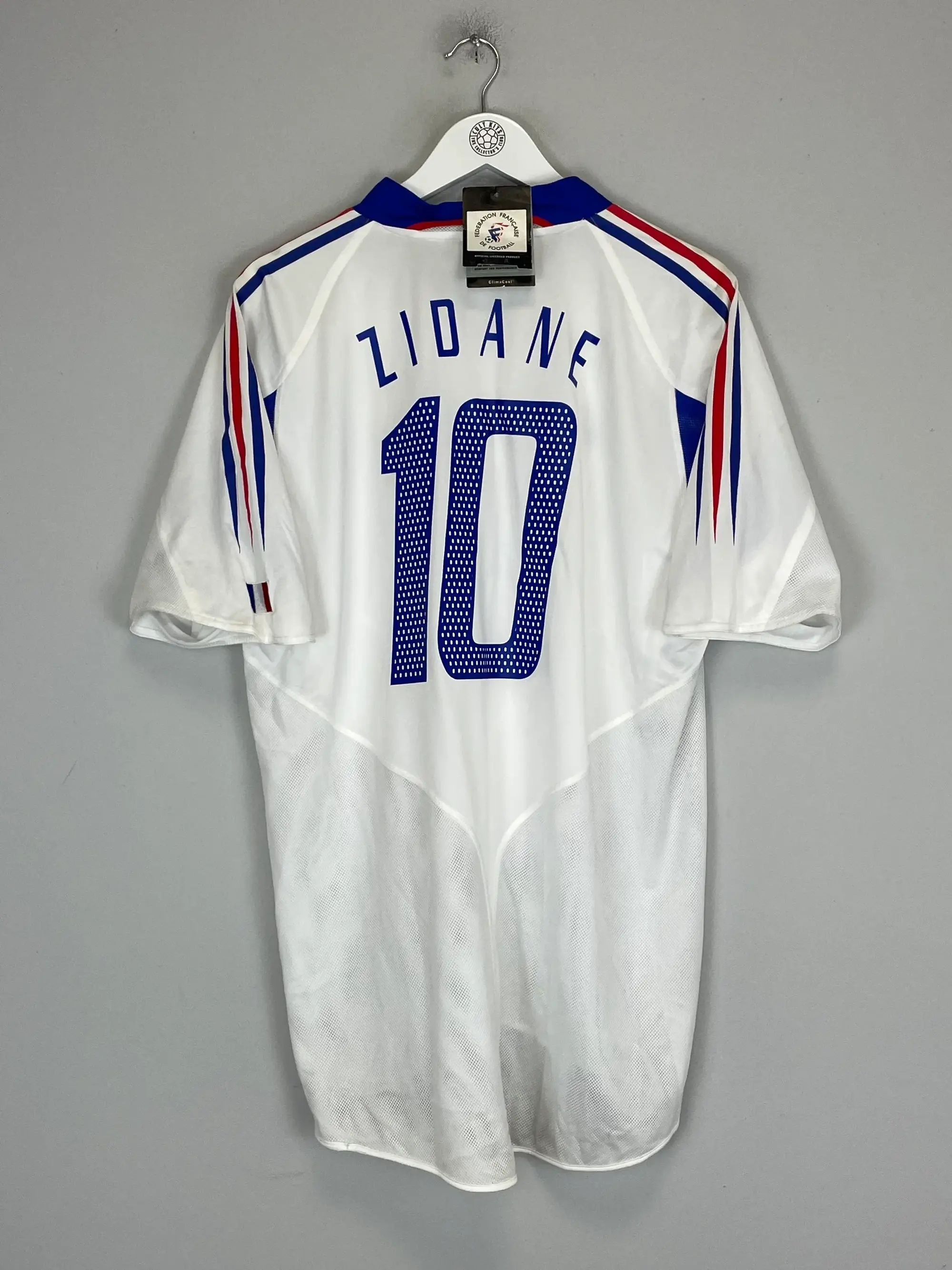 2004/06 FRANCE ZIDANE #10 *BNWT* AWAY SHIRT (L) ADIDAS | Cult Kits