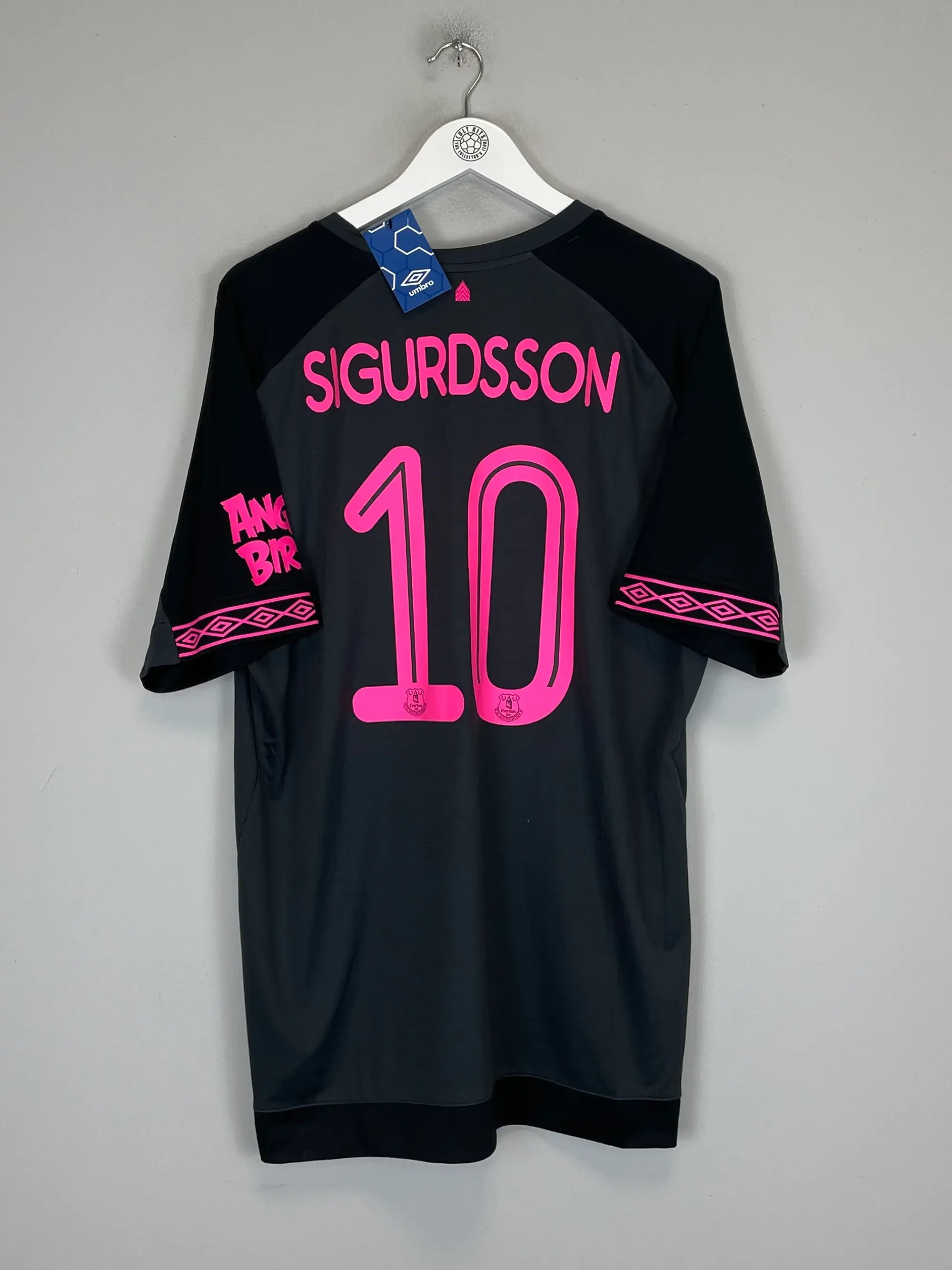 2018/19 EVERTON SIGURDSSON #10 *BNWT* AWAY SHIRT (XXL) UMBRO | Cult Kits
