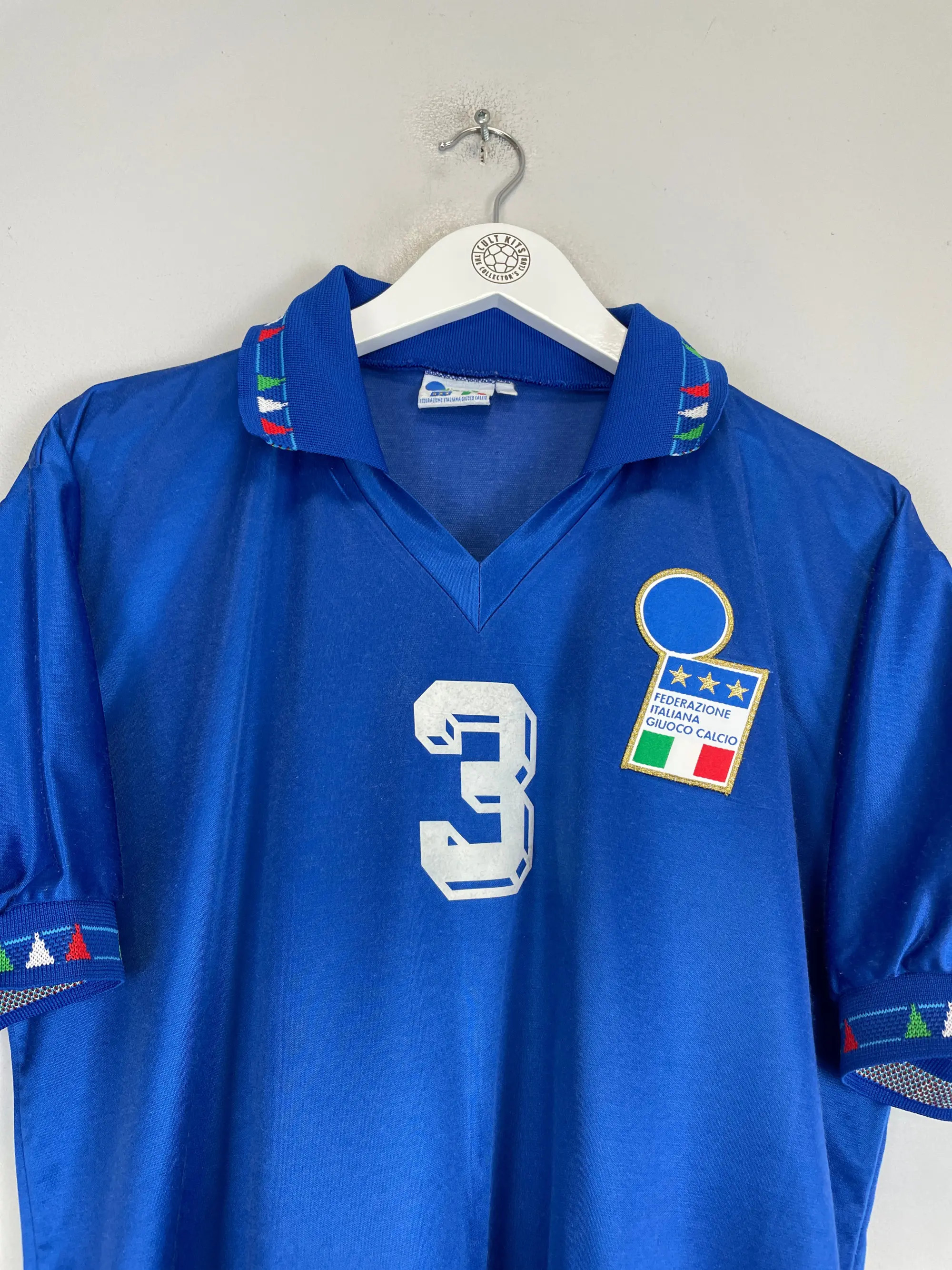 1992/93 ITALY FAVALLI #3 *PLAYER ISSUE* HOME SHIRT (L) DIADORA | Cult Kits