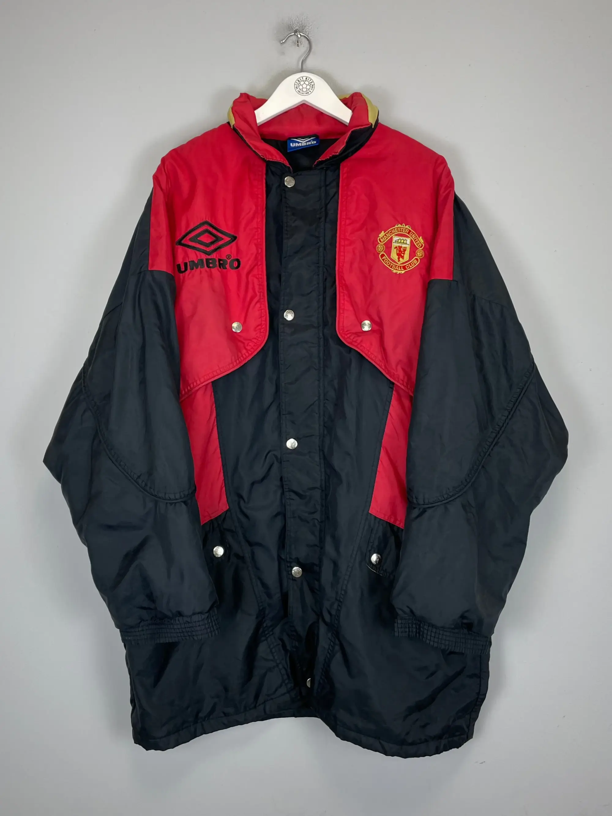 1994/95 MANCHESTER UNITED BENCH COAT (XL) UMBRO | Cult Kits