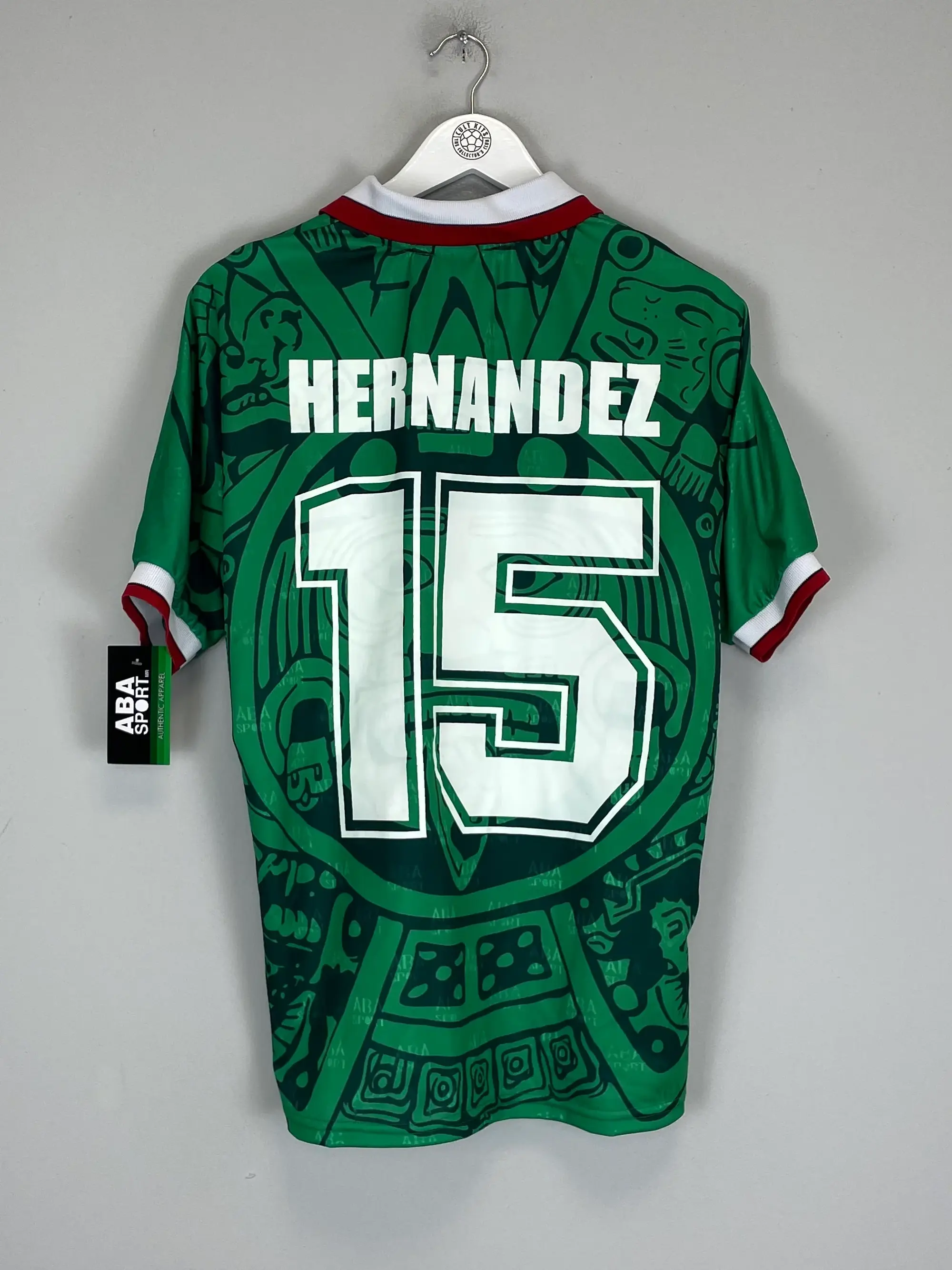 1998 Mexico Hernandez #15 *Reissue* Home (Multiple Sizes) ABA Sport, Cult Kits, XXL / Mexico / 1998