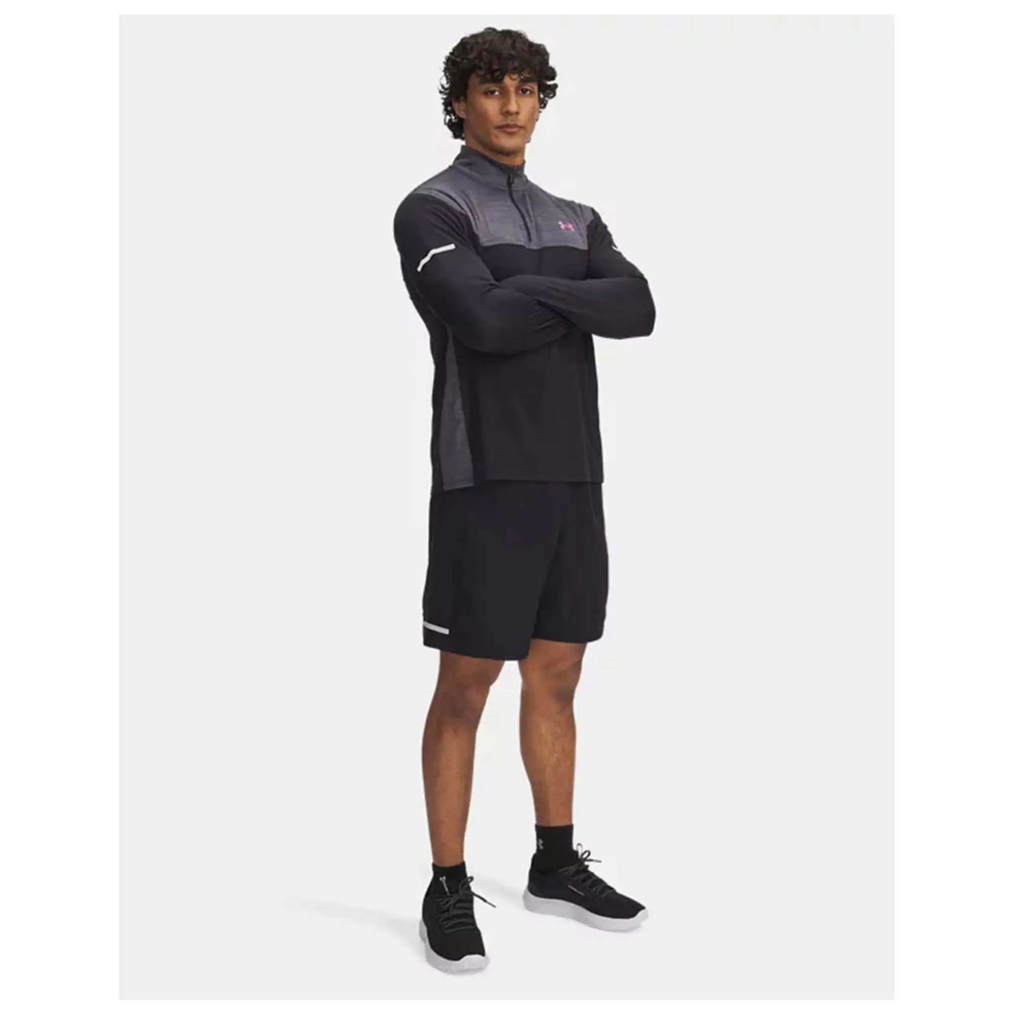 Under Armour  Tech™ Utility Men's 8.25 Shorts Black / Super Pink L