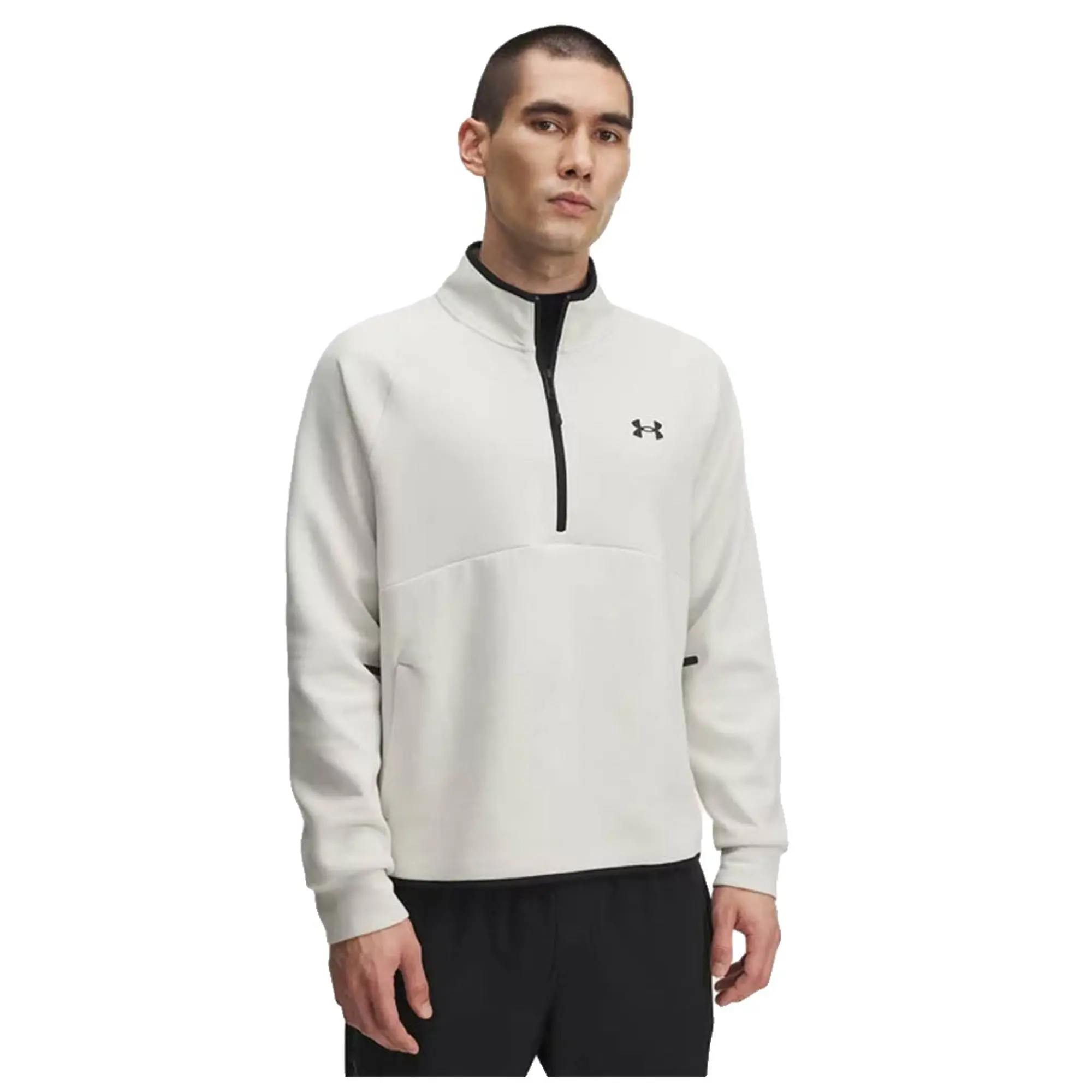 Under Armour  Unstoppable Fleece Men's ½ Zip Summit White / Black L