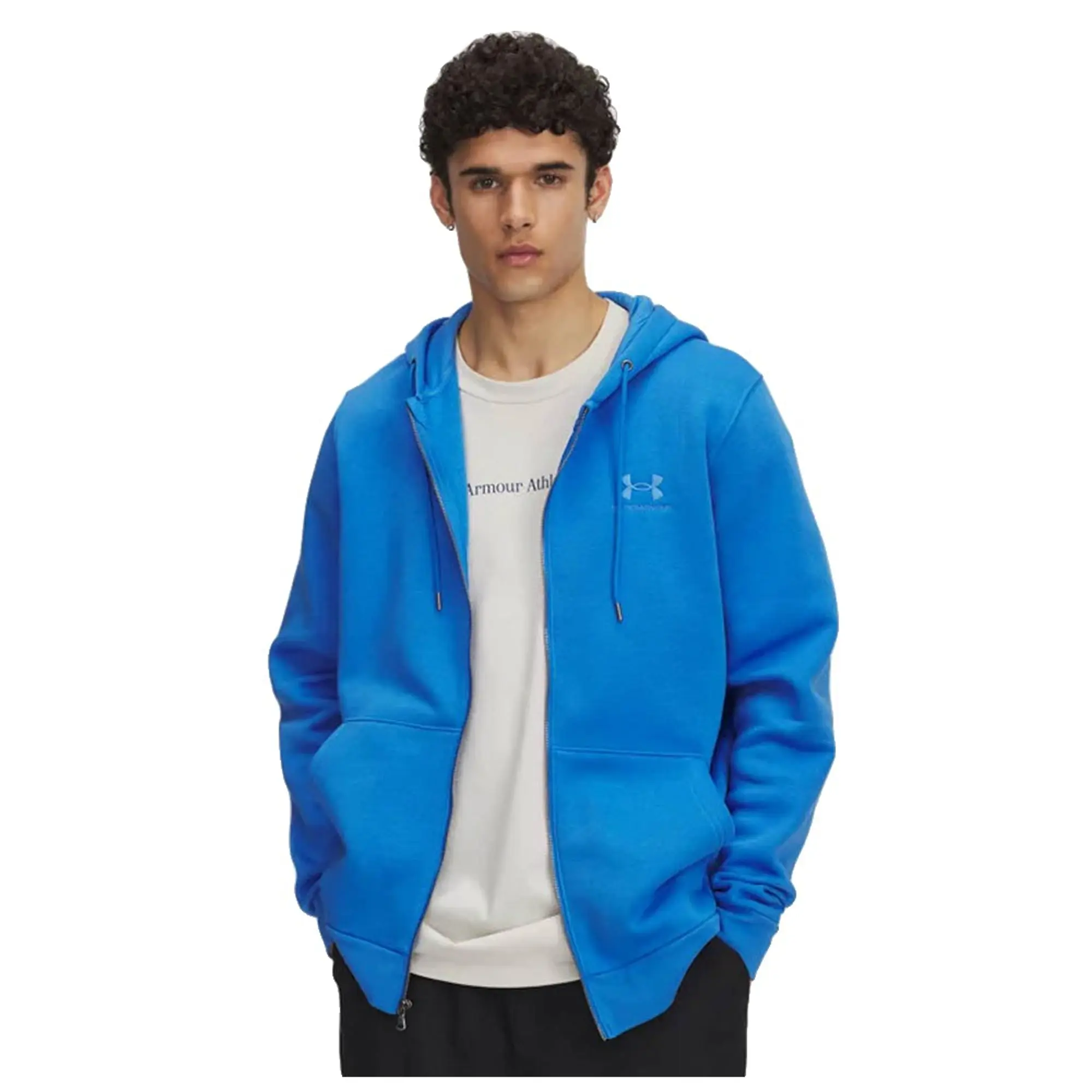 Under Armour  Icon Fleece Men's Full-Zip Hoodie Blue Atlantis / Blue Atlantis L