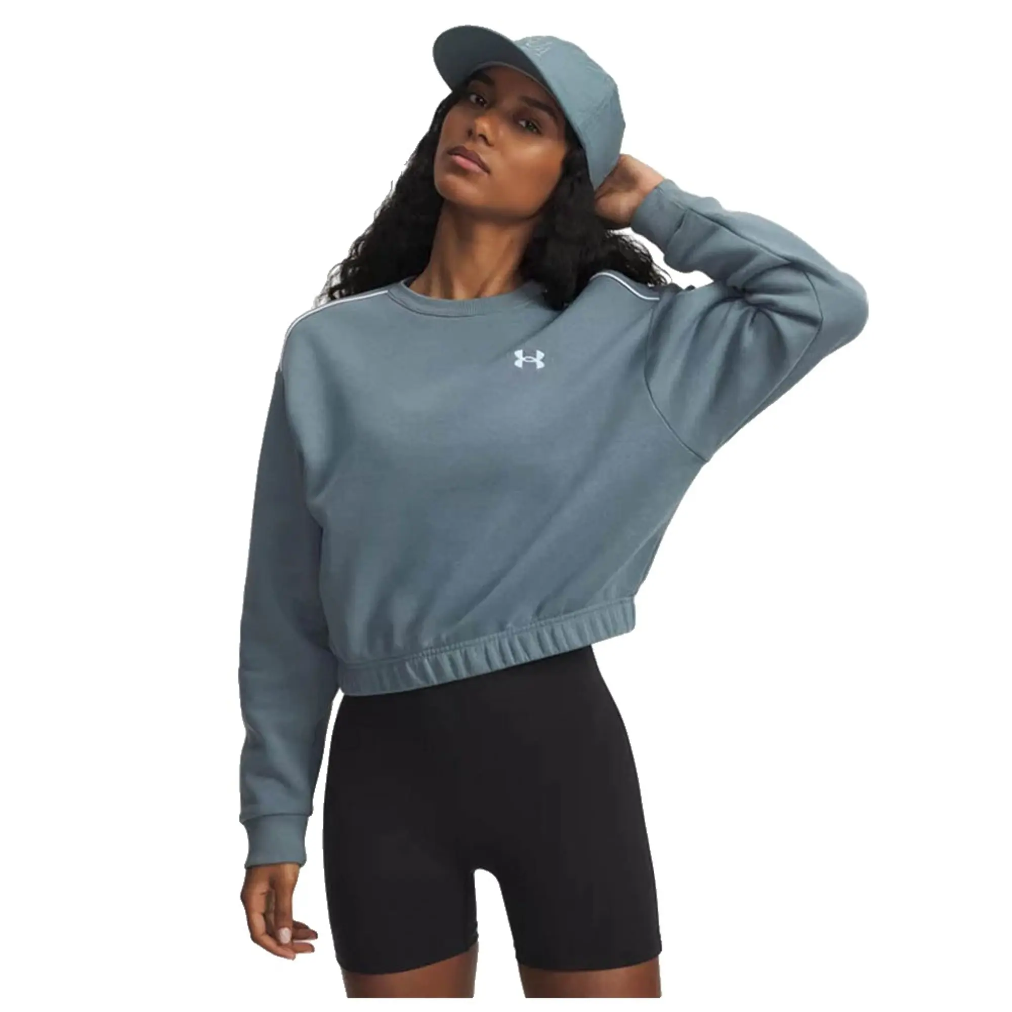 Under Armour Rival Fleece Piped Crew Sweatshirt