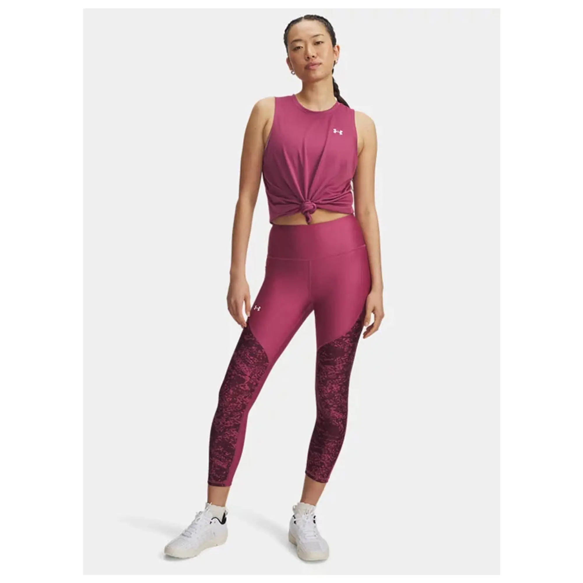 Under Armour Tech Print Panel Ankle Leggings