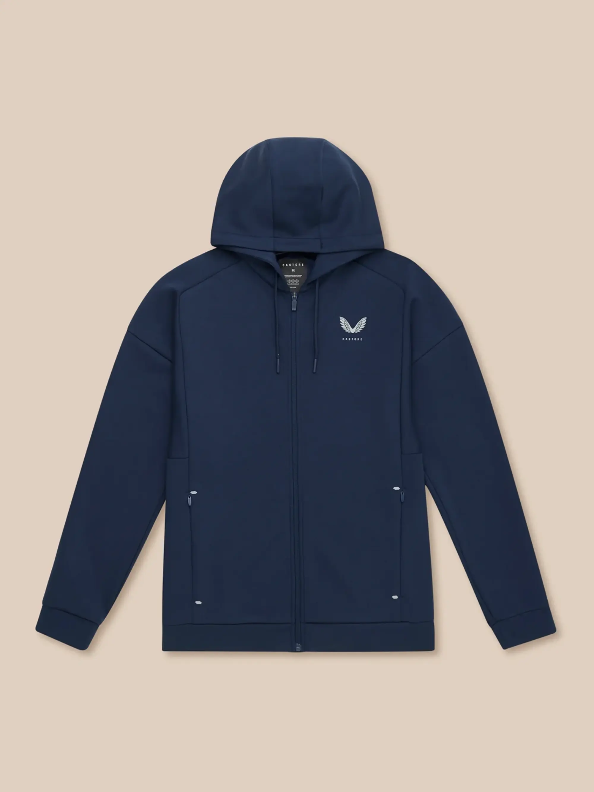 Castore Travel Lifestyle Zip Hoodie - Navy