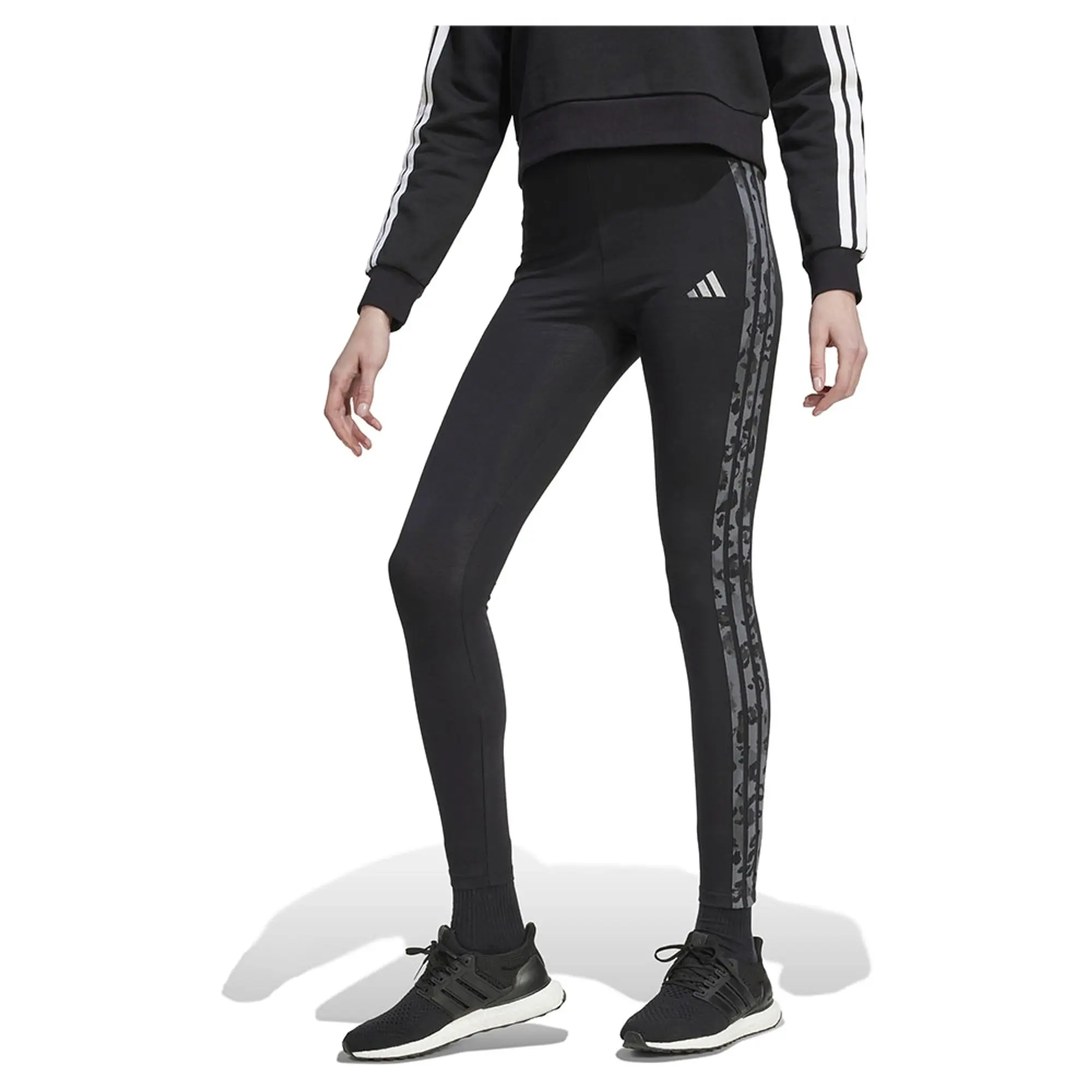 Adidas Animal Print 3 Stripes High Waist Leggings
