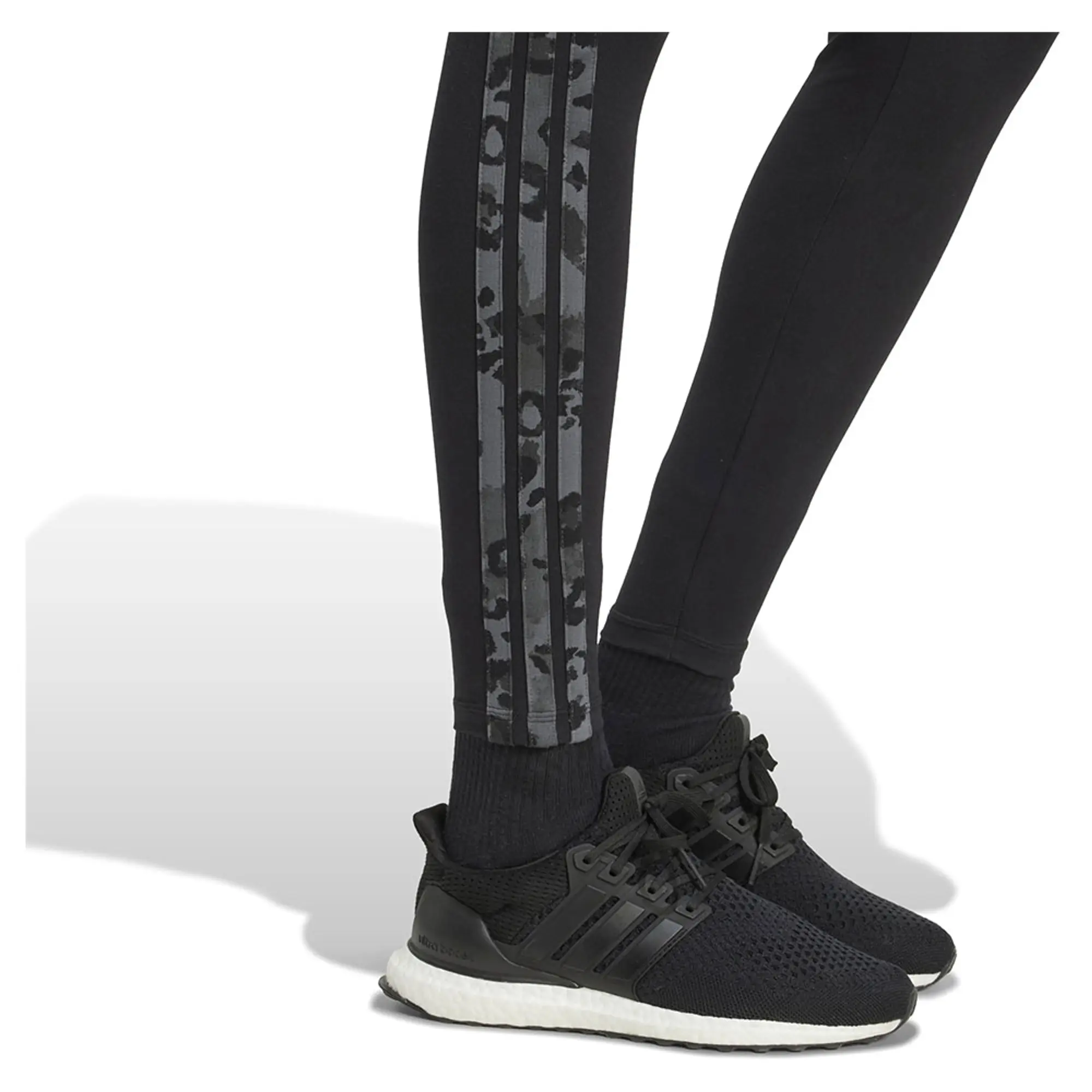 Adidas Animal Print 3 Stripes High Waist Leggings