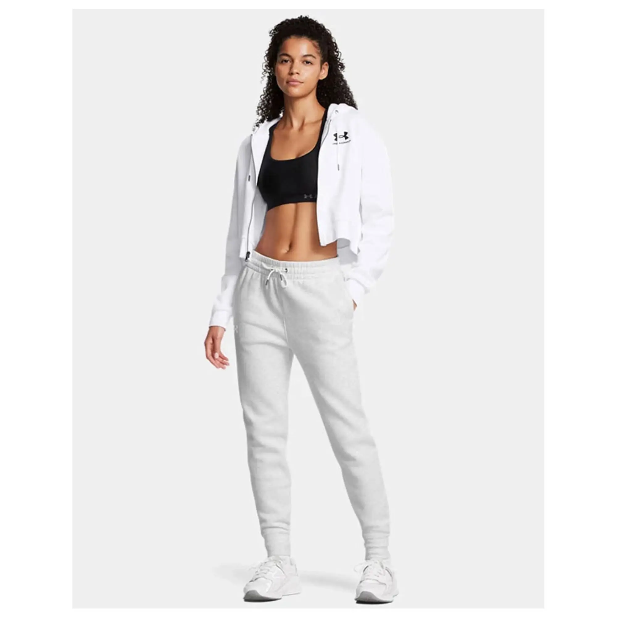 Under Armour  Icon Fleece Women's Joggers Distant Gray Medium Heather / White L