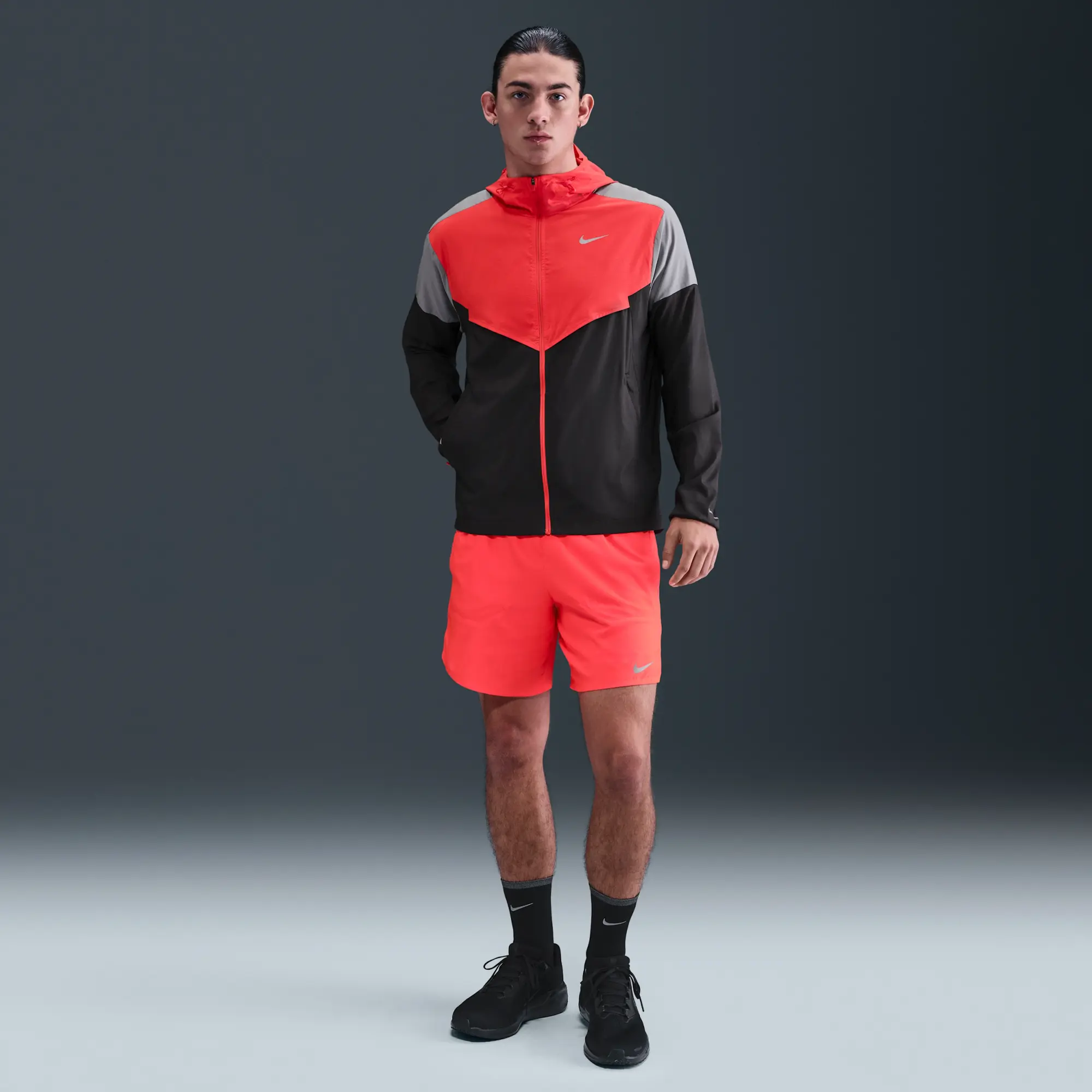 Nike Impossibly Light Windrunner Men's Running Jacket - Red - Polyester/Elastane
