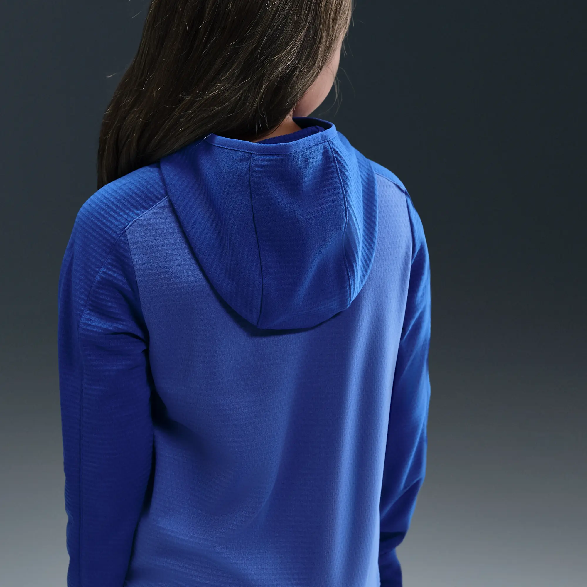 Nike Older Kids' Therma-FIT 1/4-Zip Top - Blue - Polyester